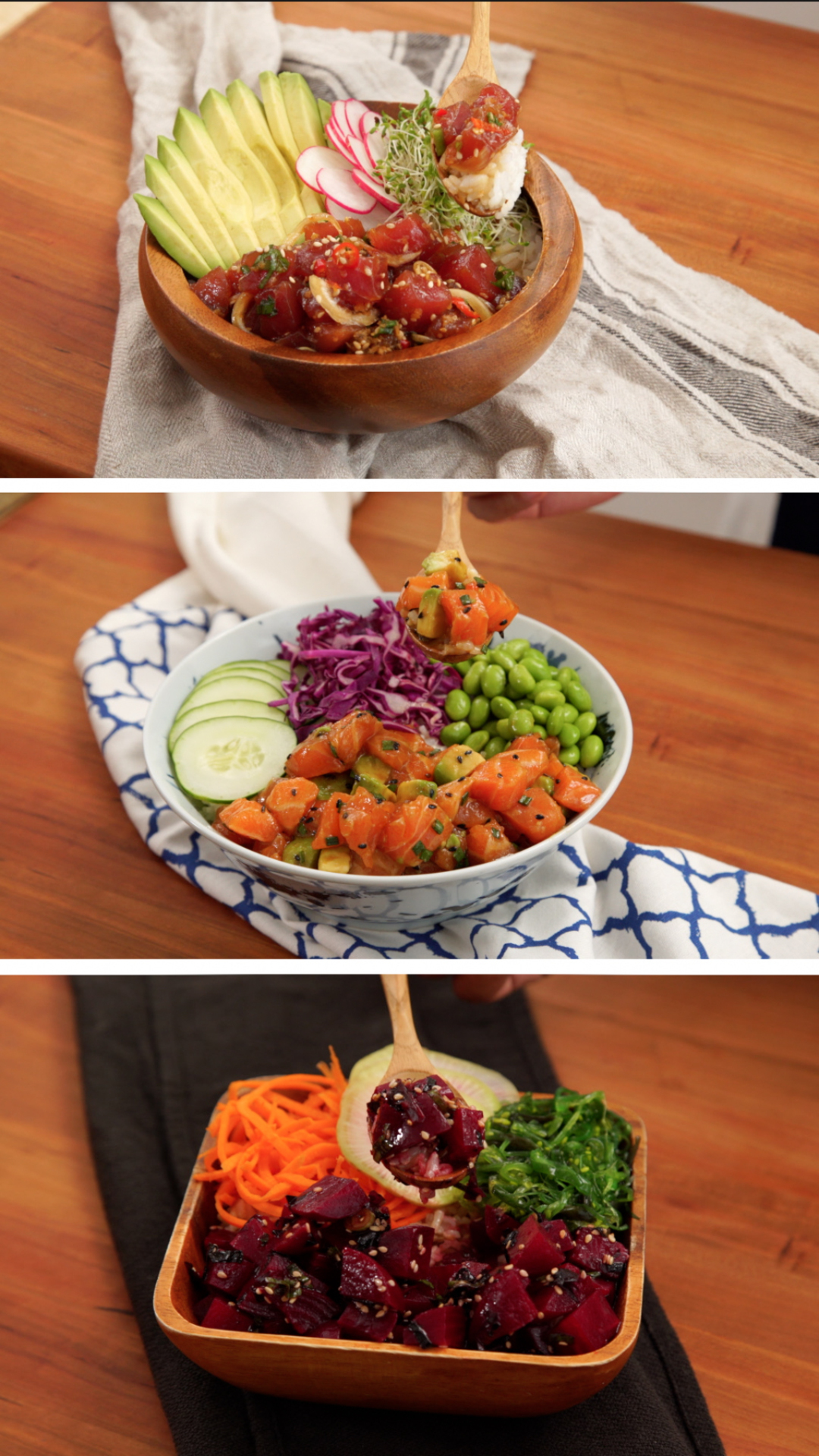 3 Receitas de Poke