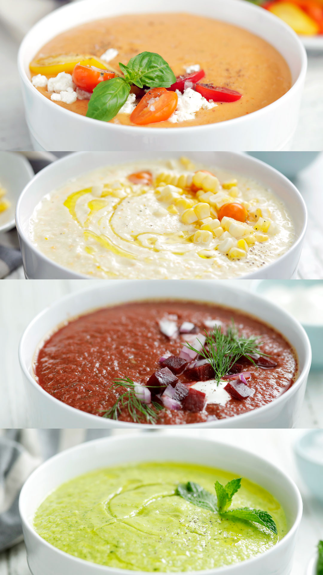 4 Tipos de Gazpacho