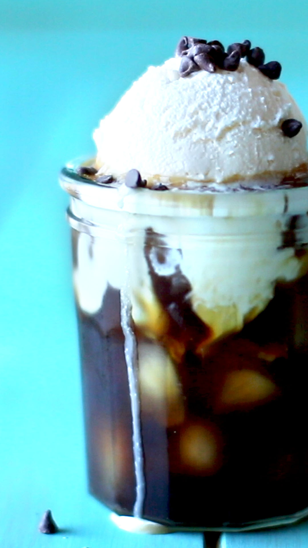 Affogato Gelado de Café