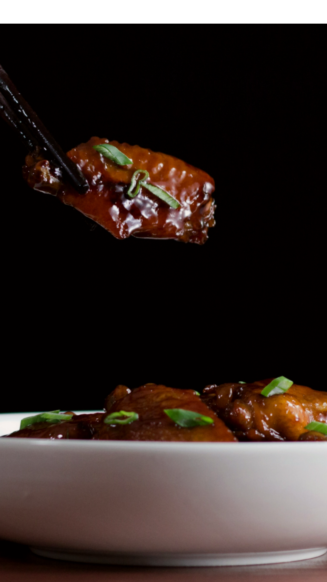 Asinhas de frango com Shoyu e Coca-Cola