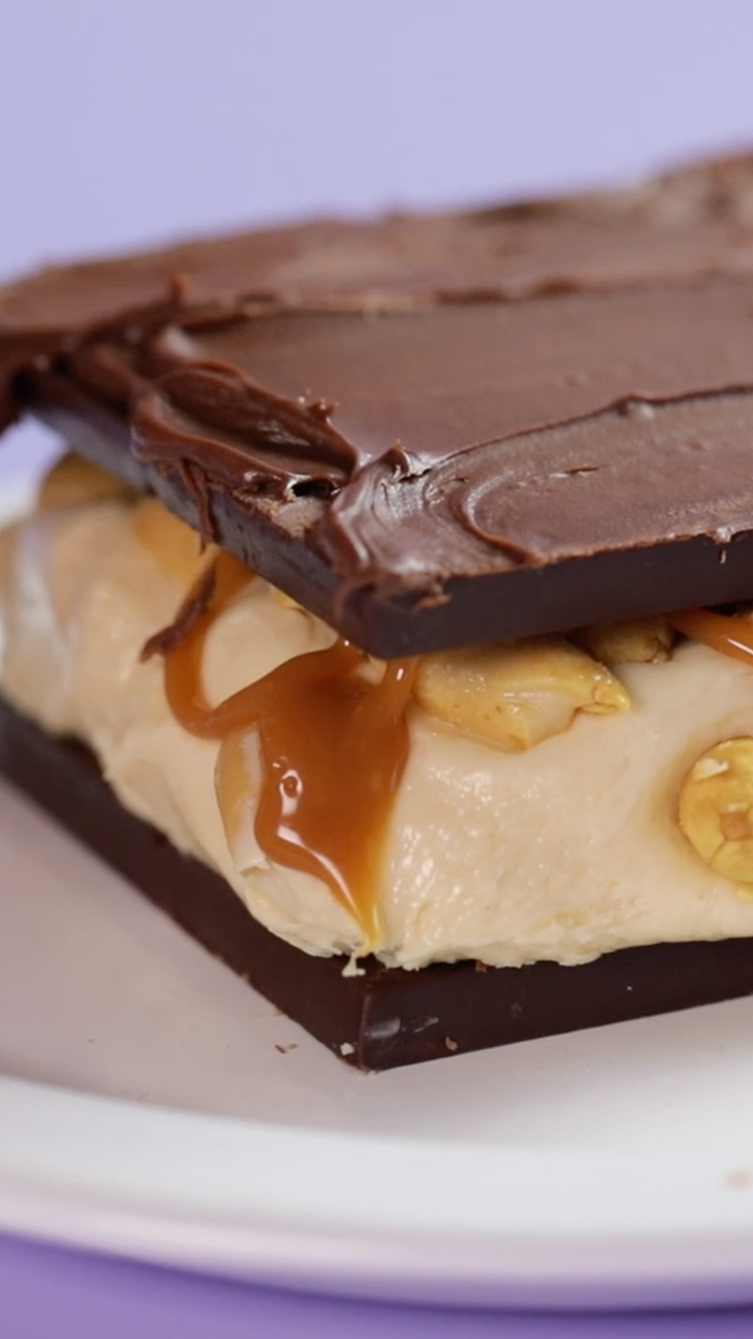 Barra De Chocolate, Amendoim E Caramelo Caseira