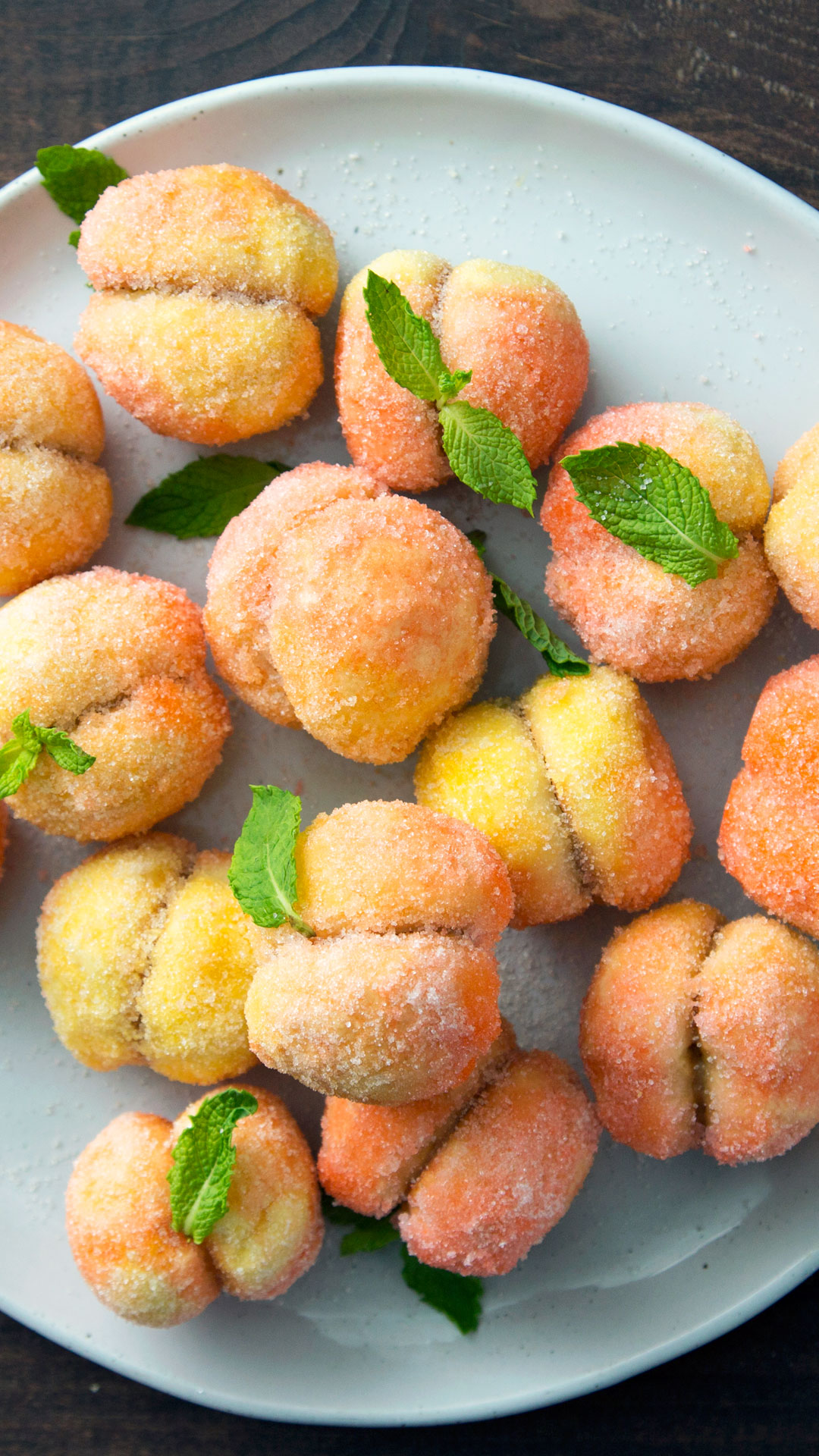 Biscoitos de Pêssego
