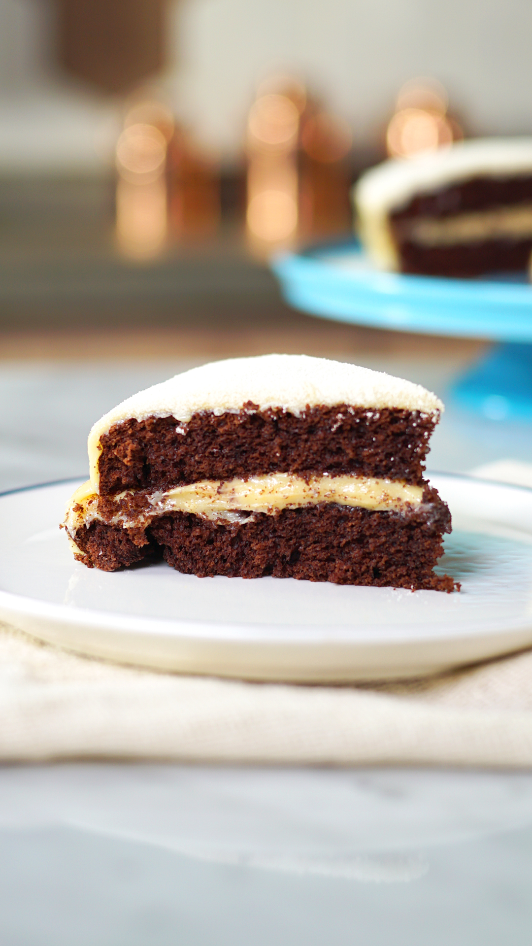 Bolo de Chocolate e Leite Ninho