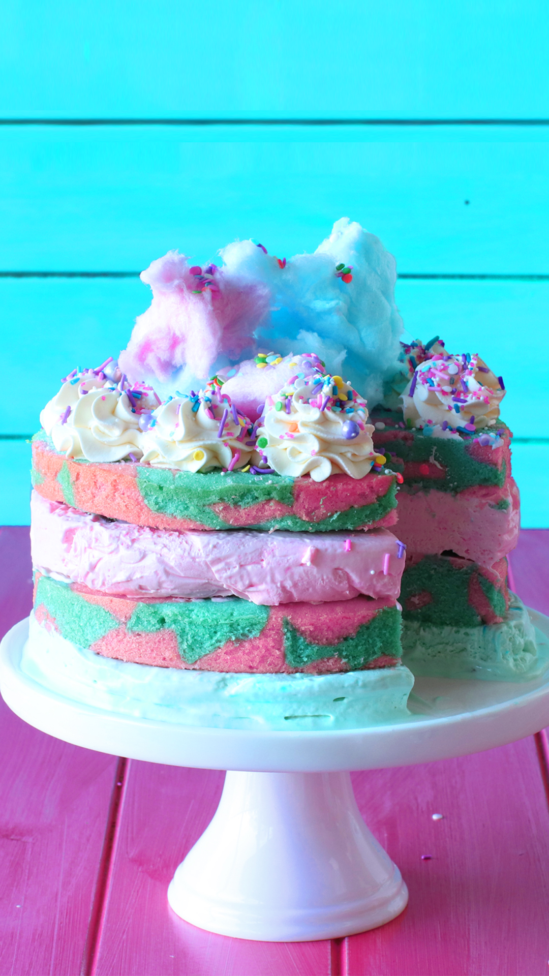 Bolo de Algodão Doce