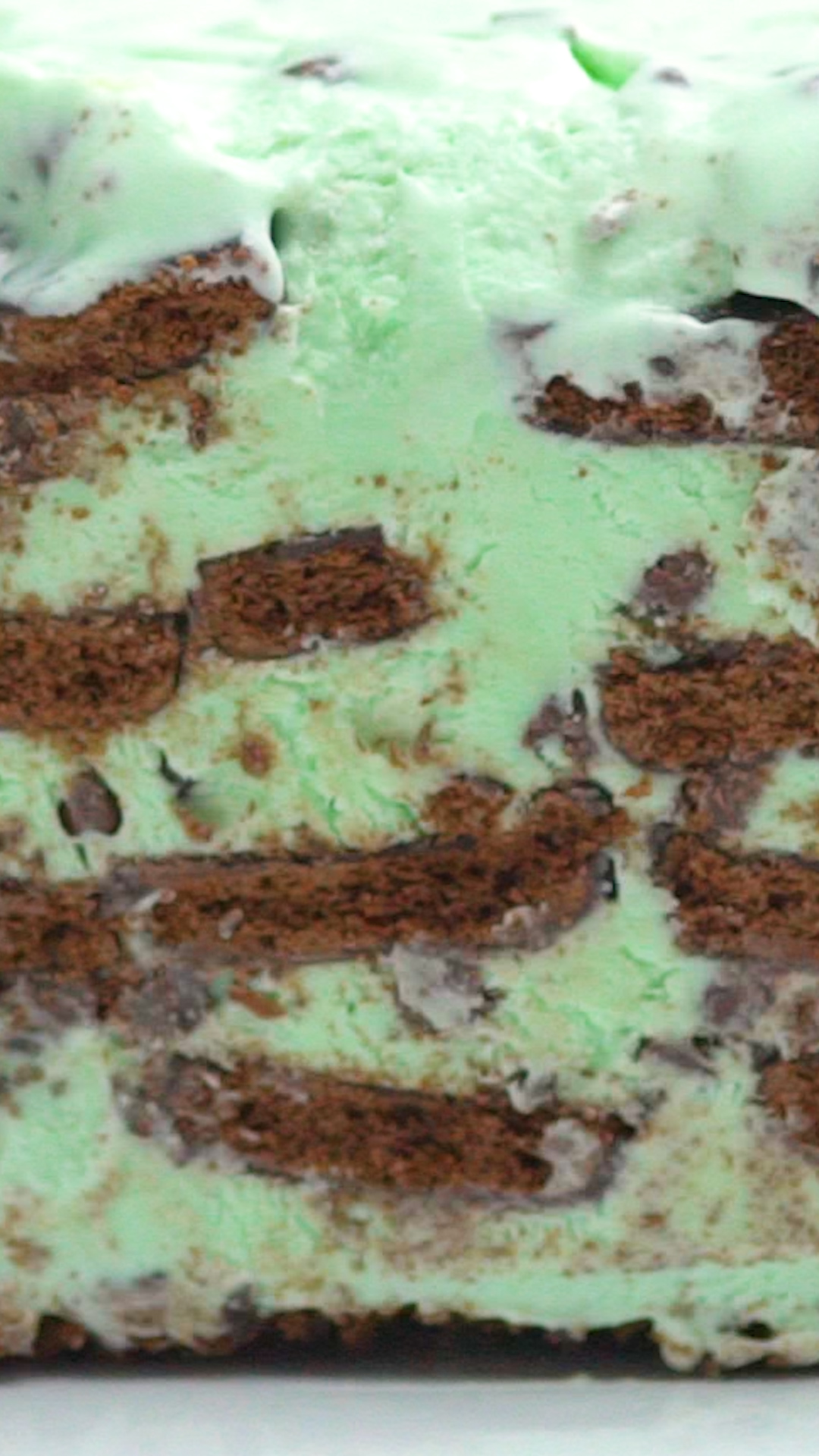 Bolo de sorvete de menta