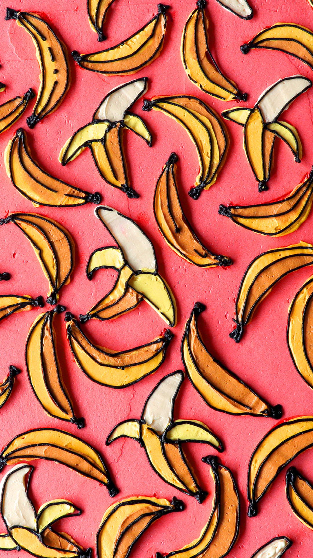 Bolo Estampado de Banana
