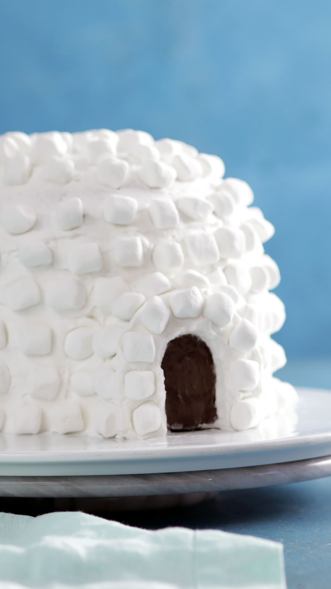 Bolo Iglu de Chocolate Quente