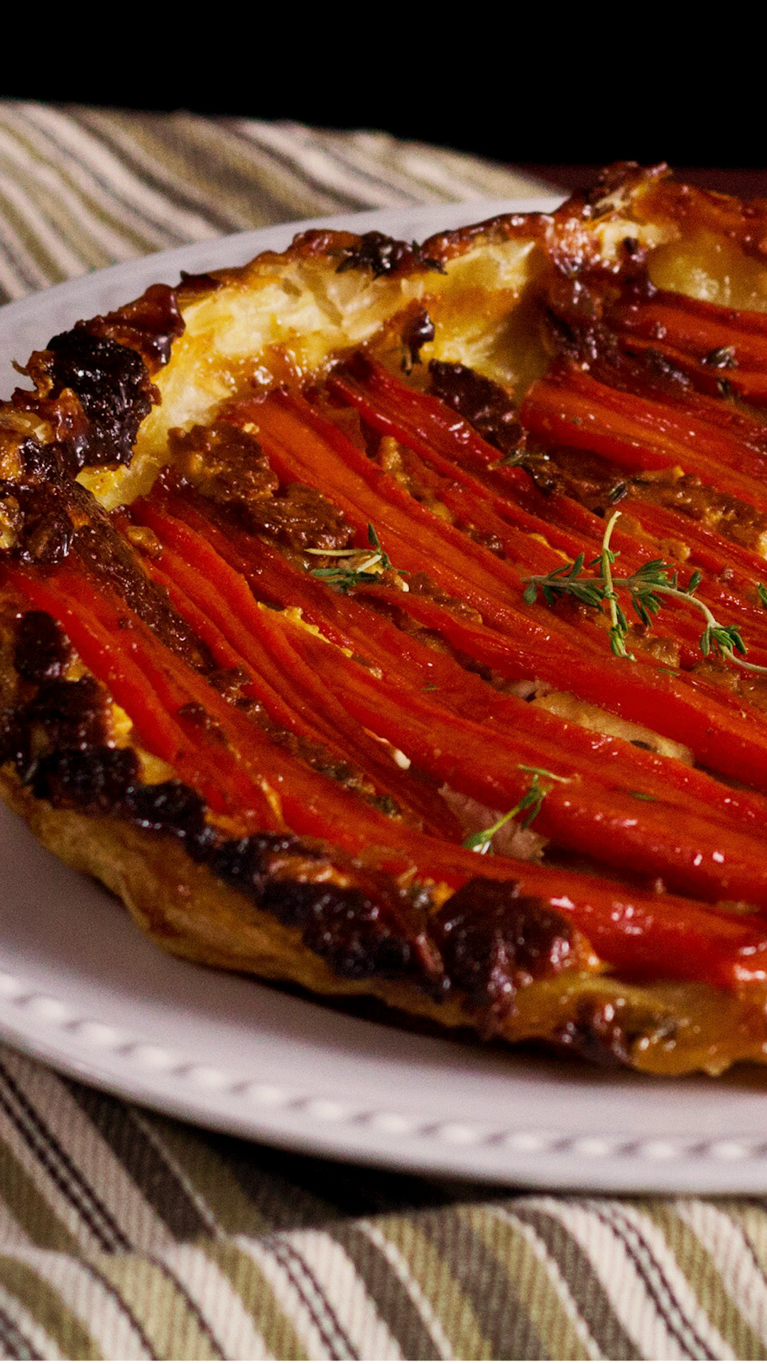 Torta de Cenoura com Queijo de Ovelha