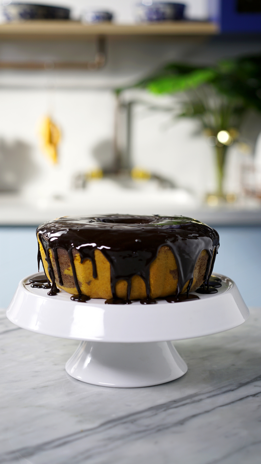 Bolo Mesclado de Cenoura e Chocolate