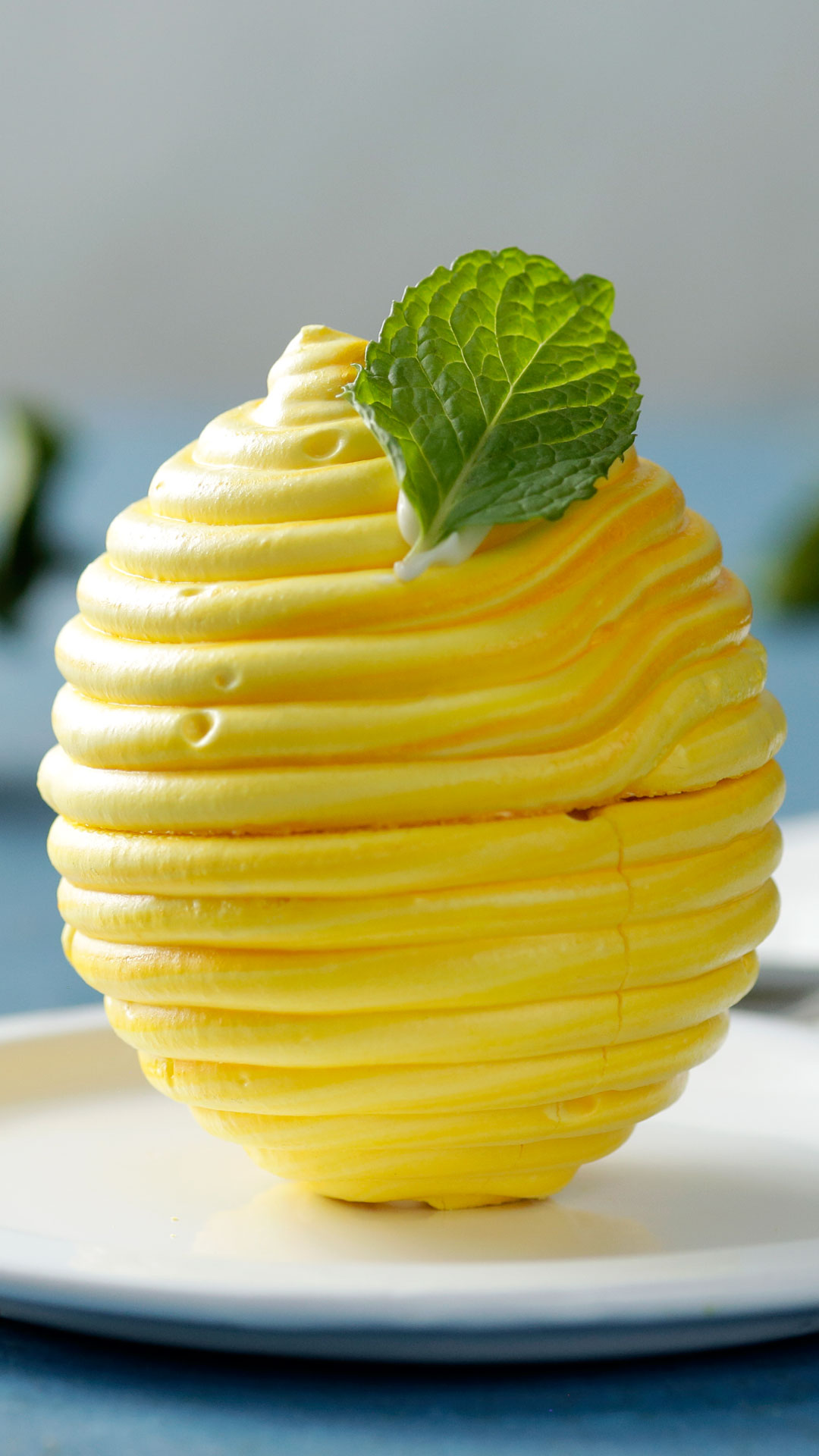 Bombas de merengue de limão