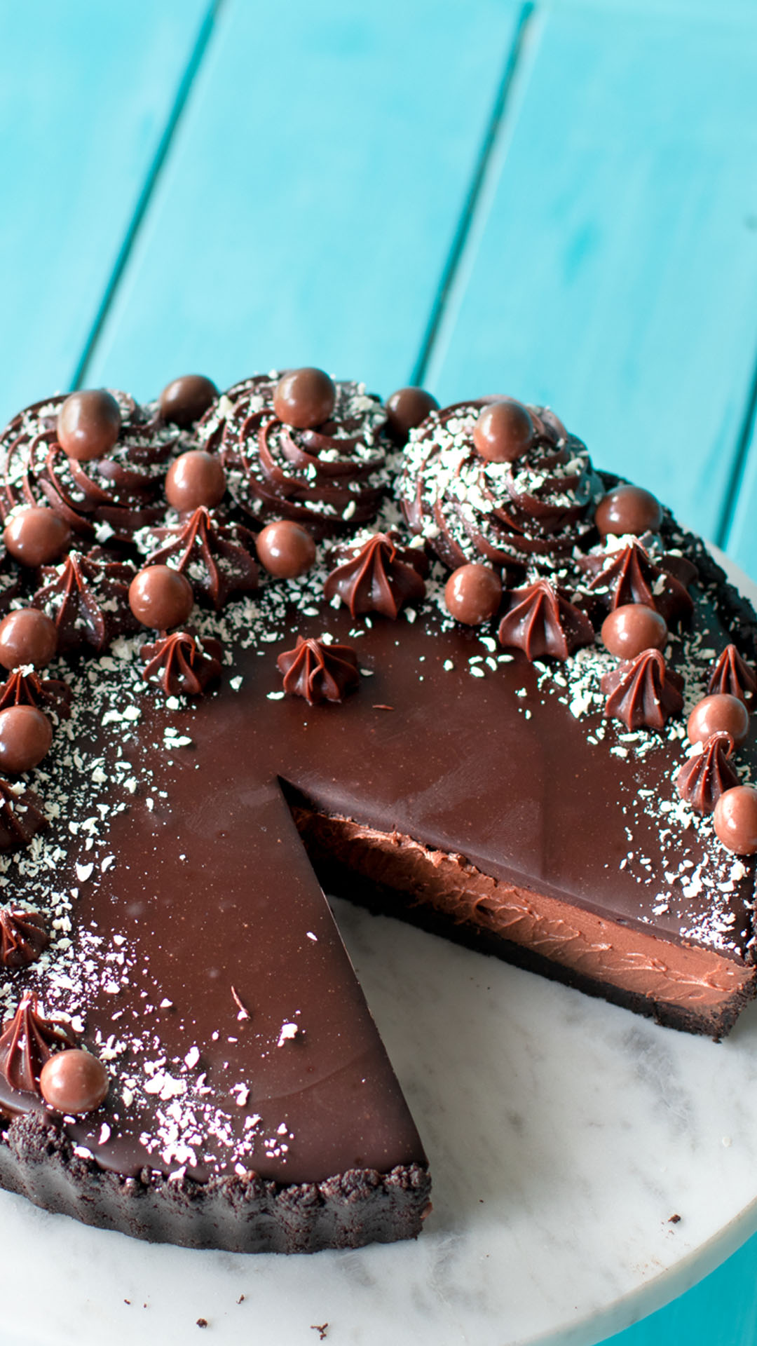 Cheesecake de Café com Chocolate Sem Forno