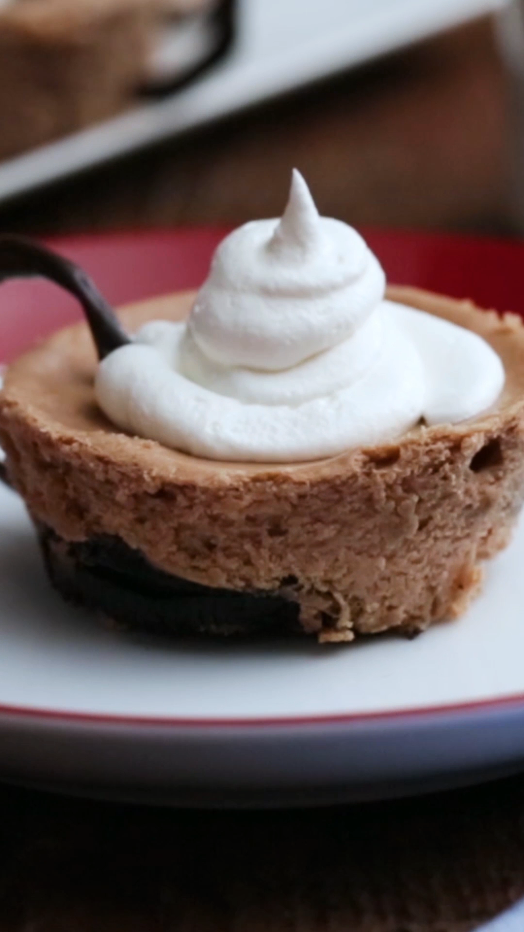 Cheesecake de Chocolate Quente