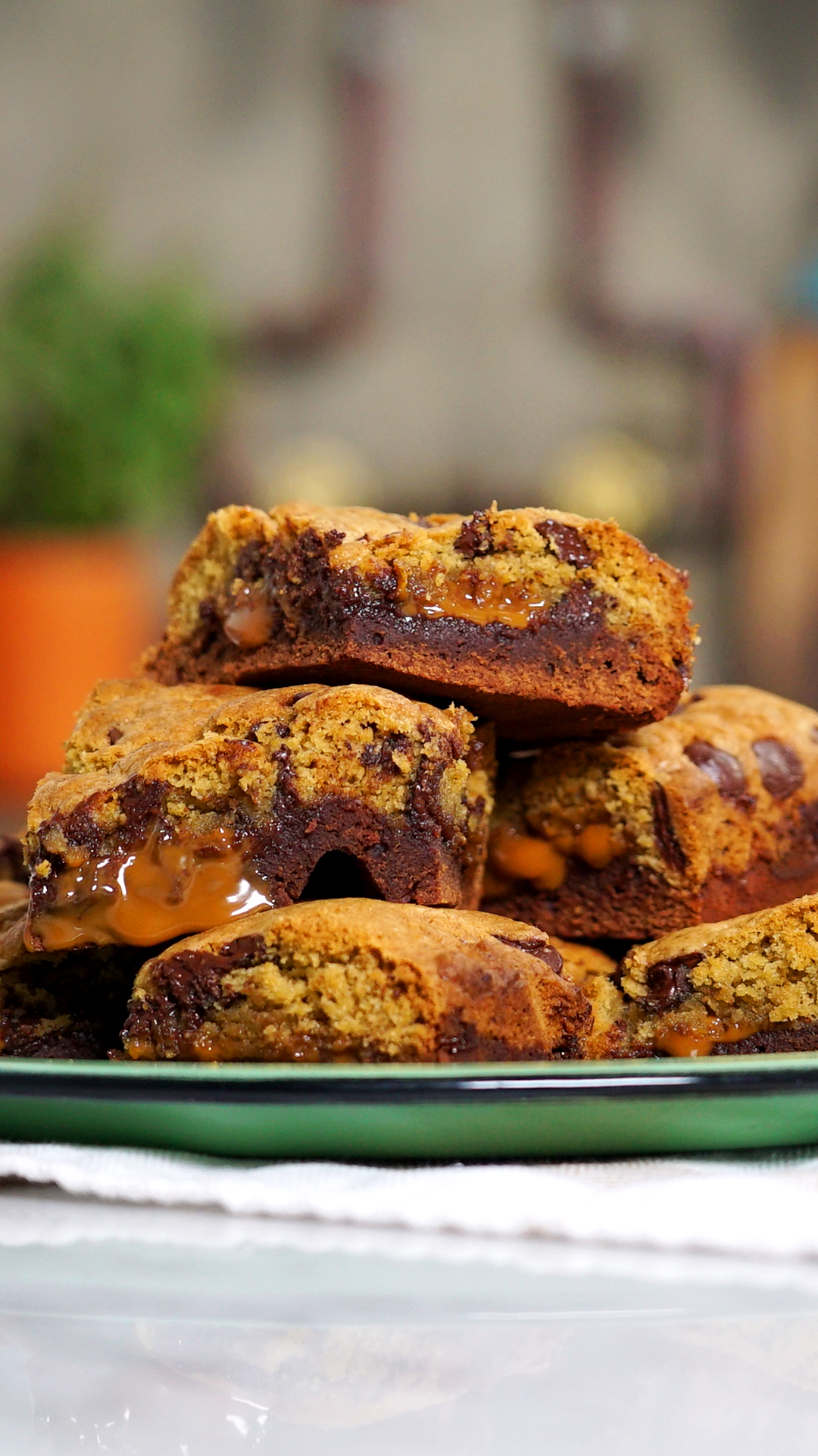 Cookie-Brownie de Doce de Leite