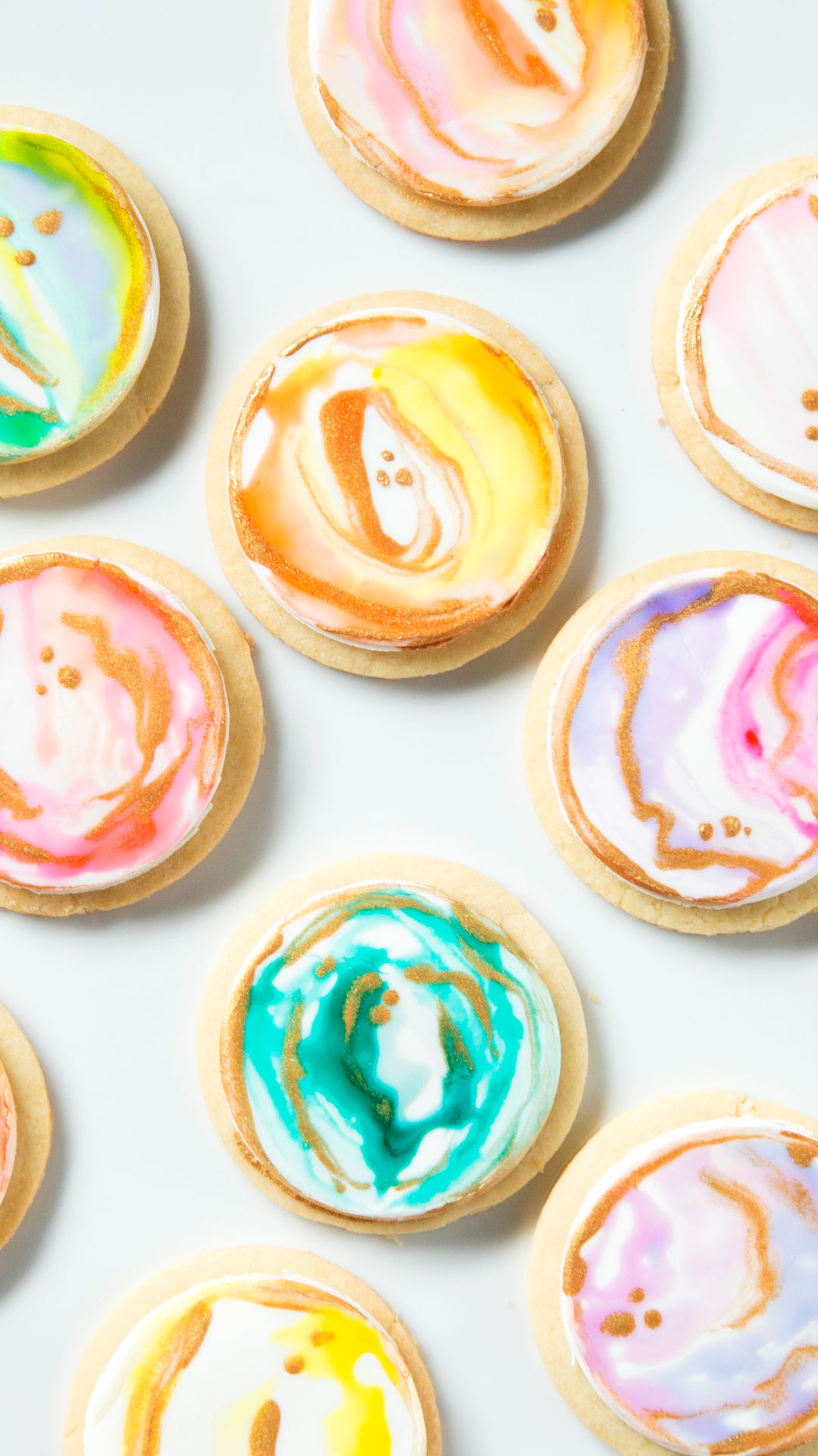 Cookies de Aquarela