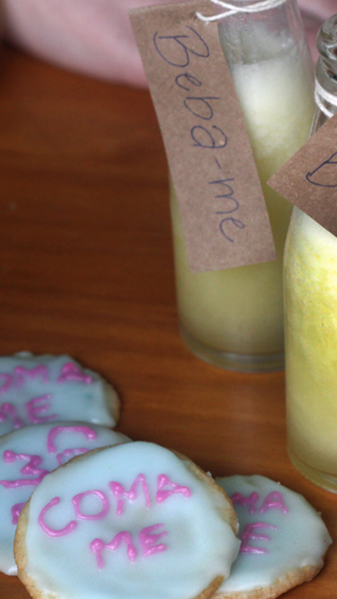 Cookies e Poção de "Alice no País das Maravilhas"