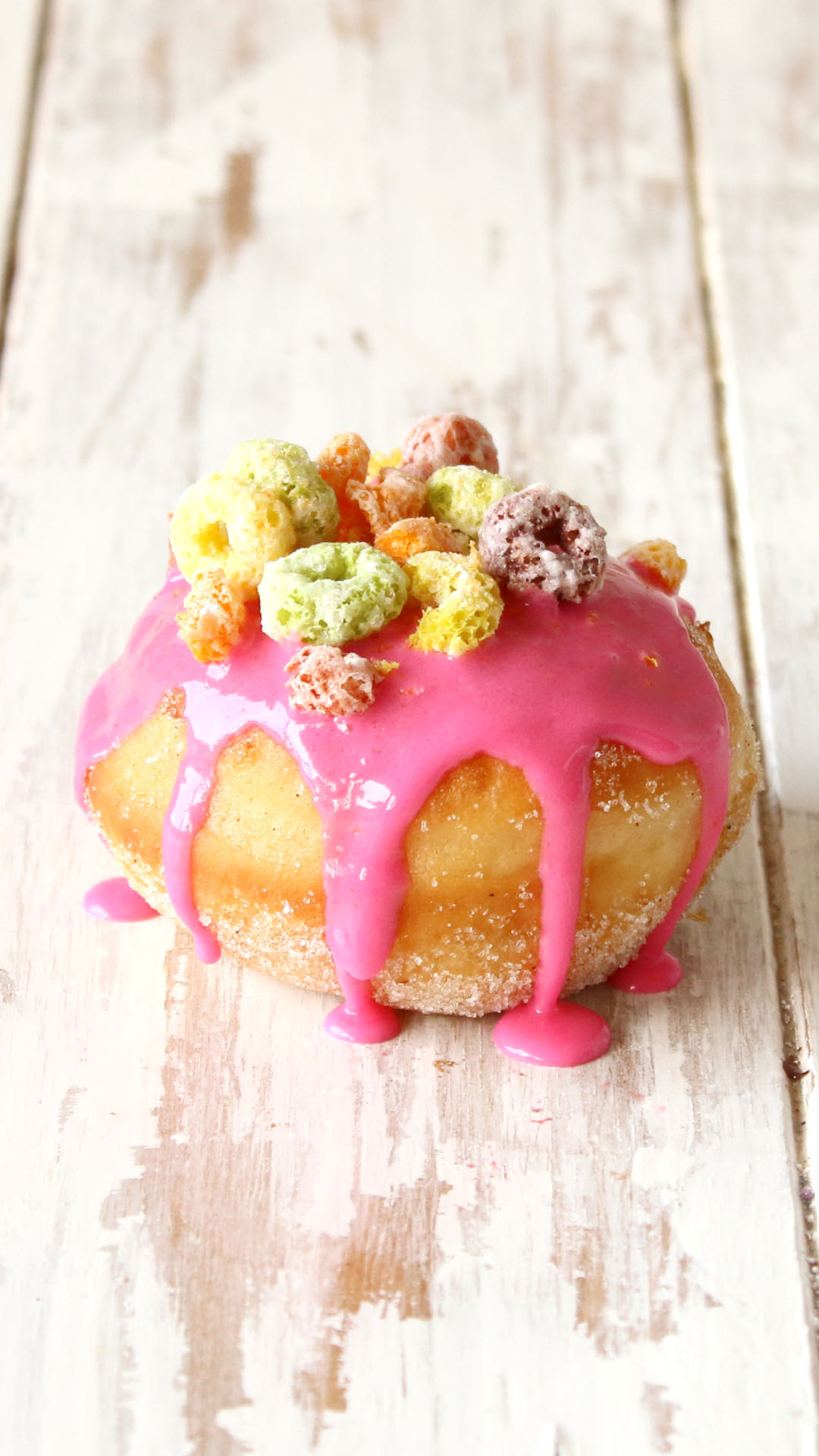 Donuts com Fruit Loops