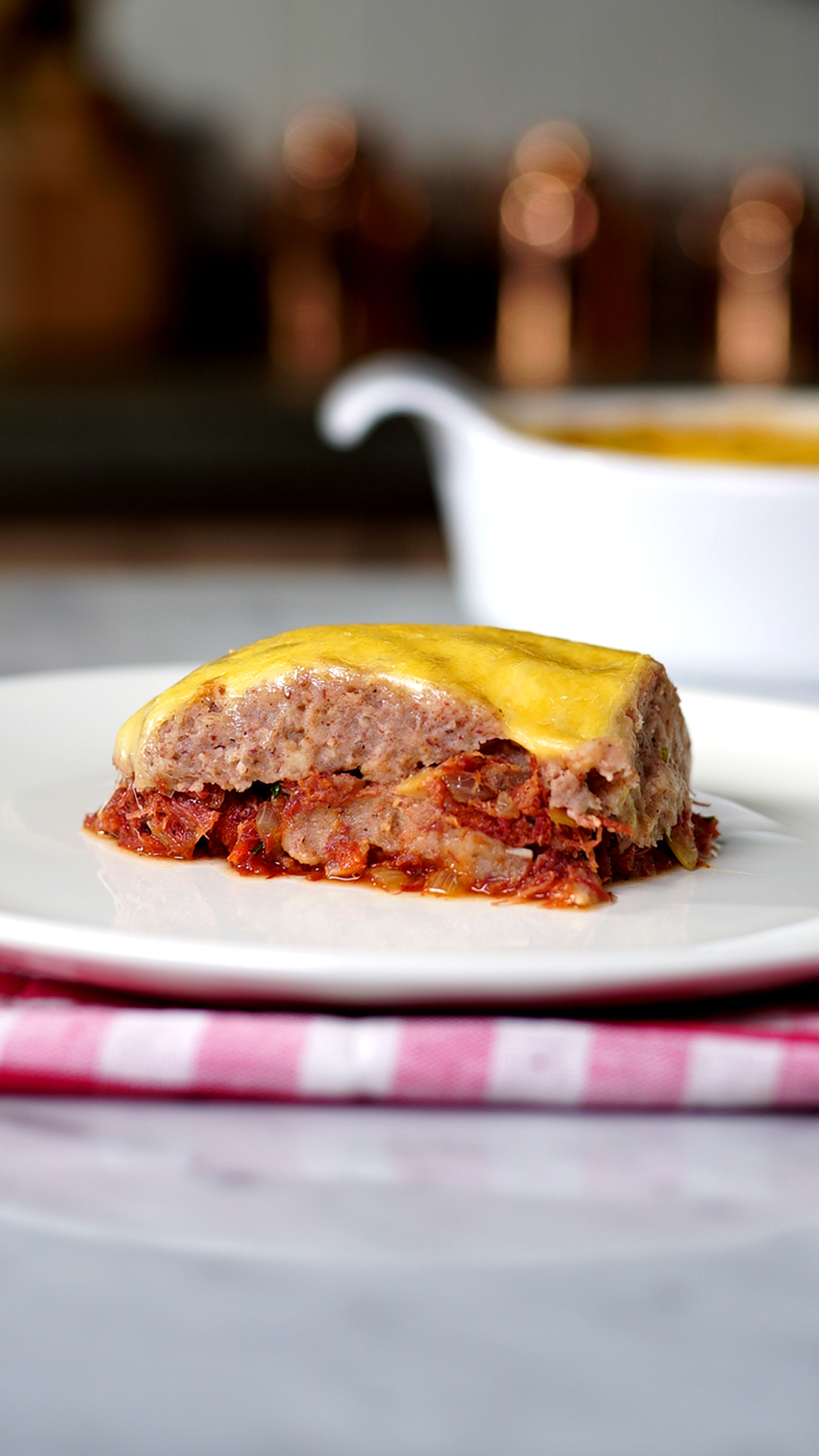 Escondidinho de Pinhão com Carne Seca