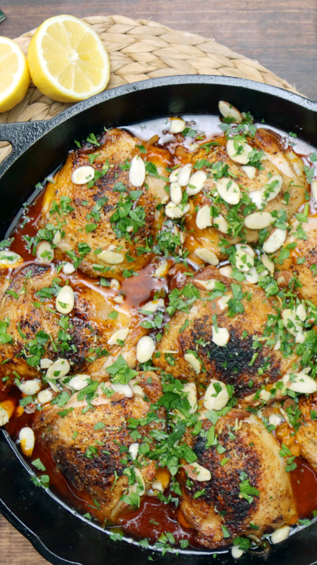 Frango com Geleia de Damasco