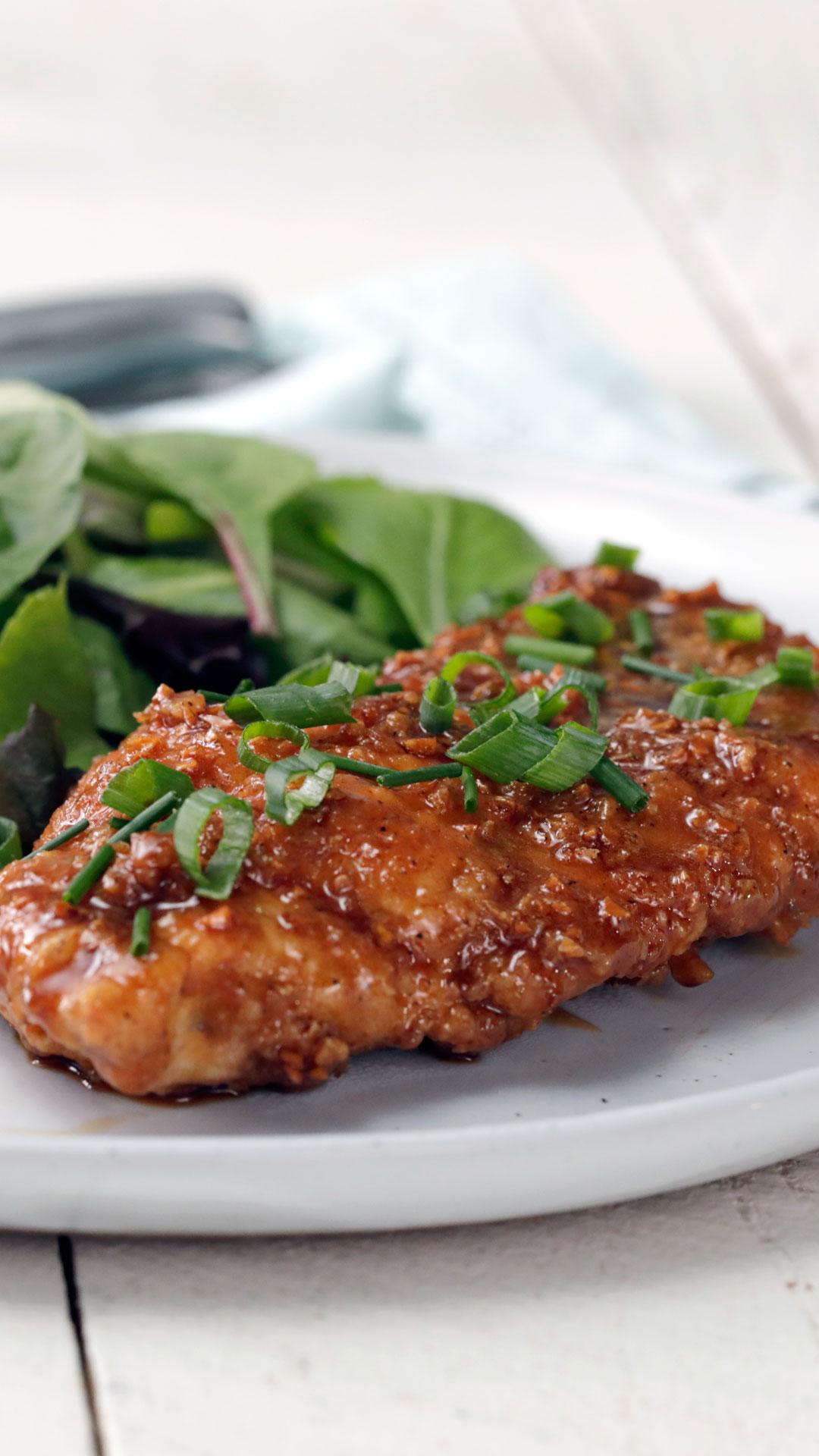 Frango Crocante Ao Molho De Alho E Mel