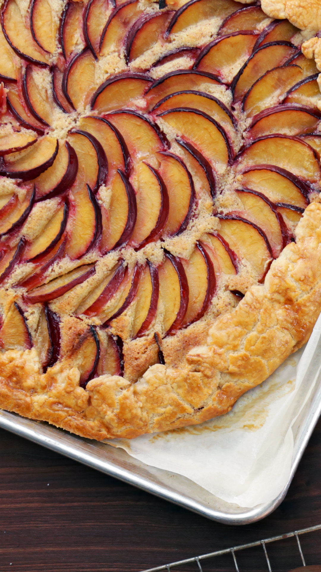 Galette de Ameixa e Frangipane