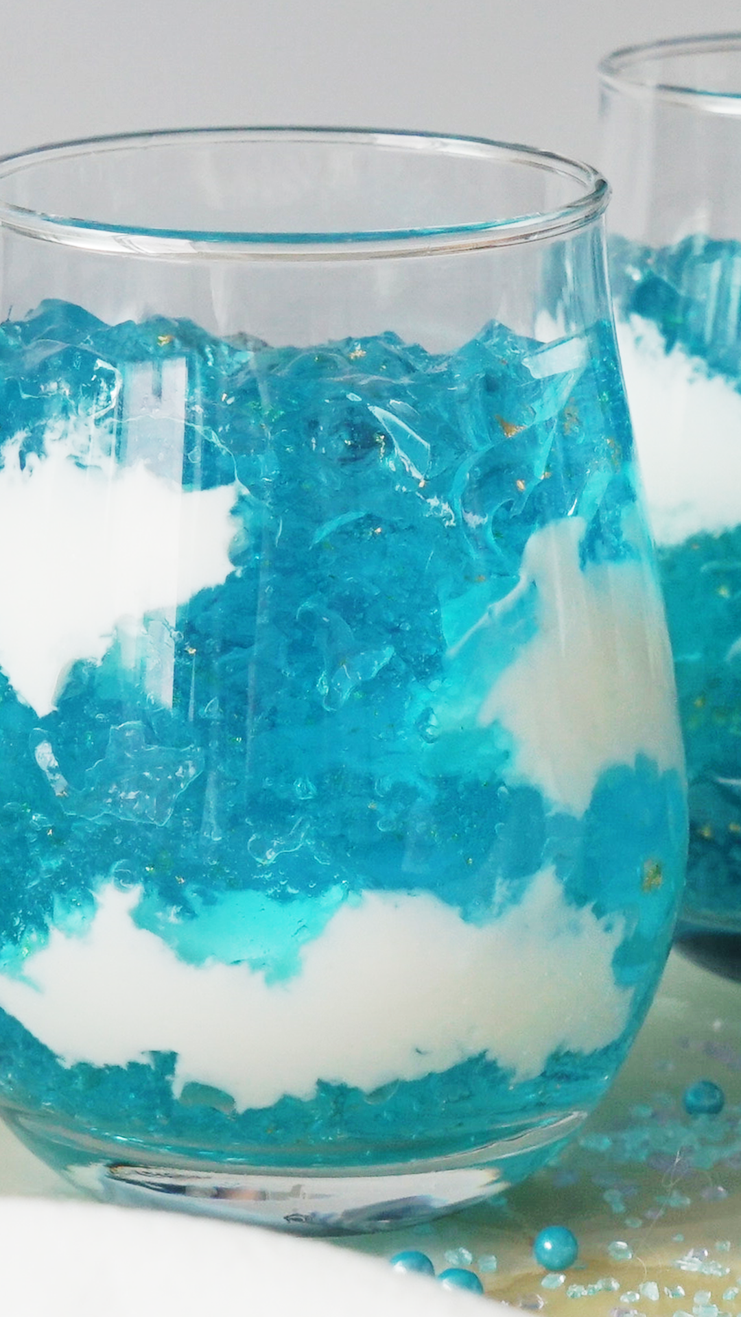 Gelatina de Blue Hawaii