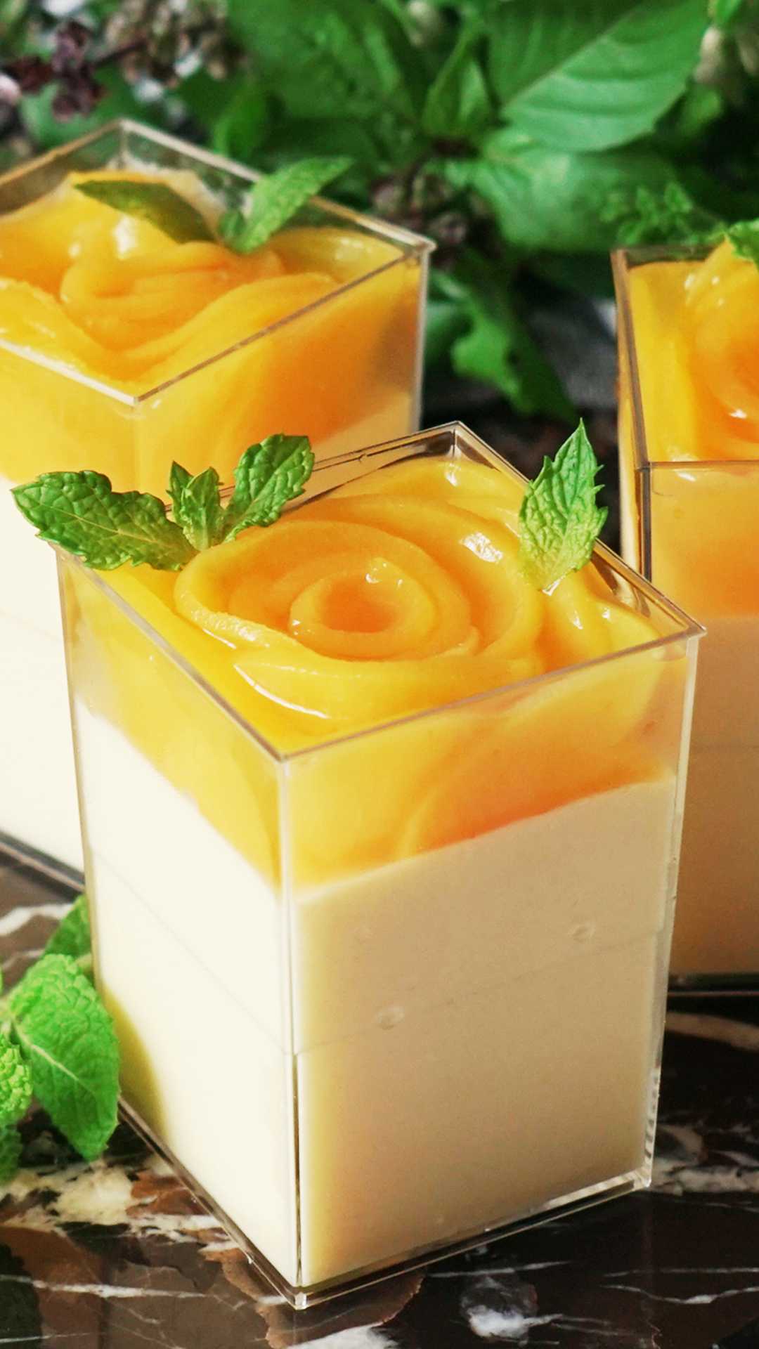 Gelatina de Rosas de Pêssego