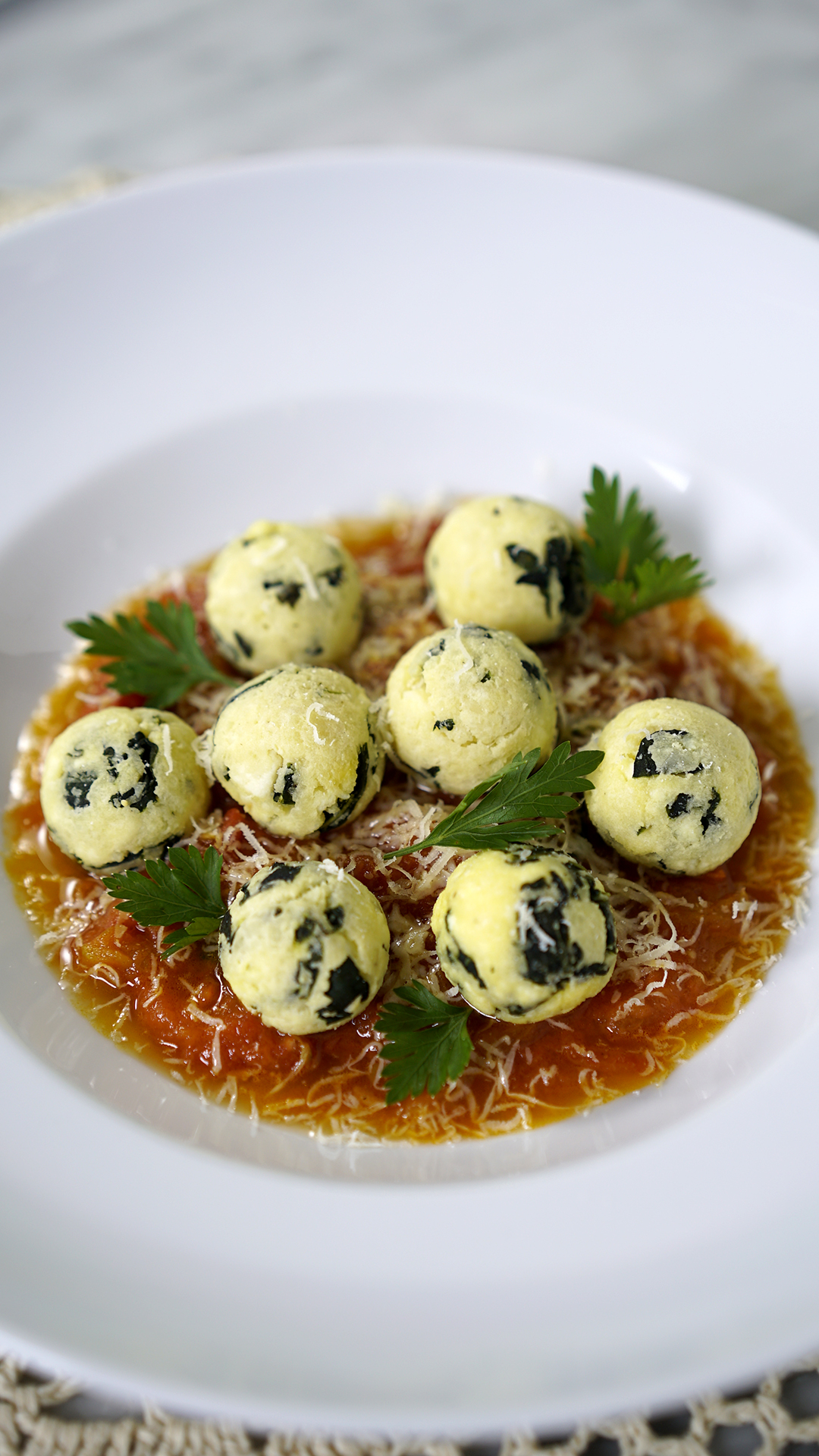Gnocchi de Ricota e Espinafre Sem Glúten