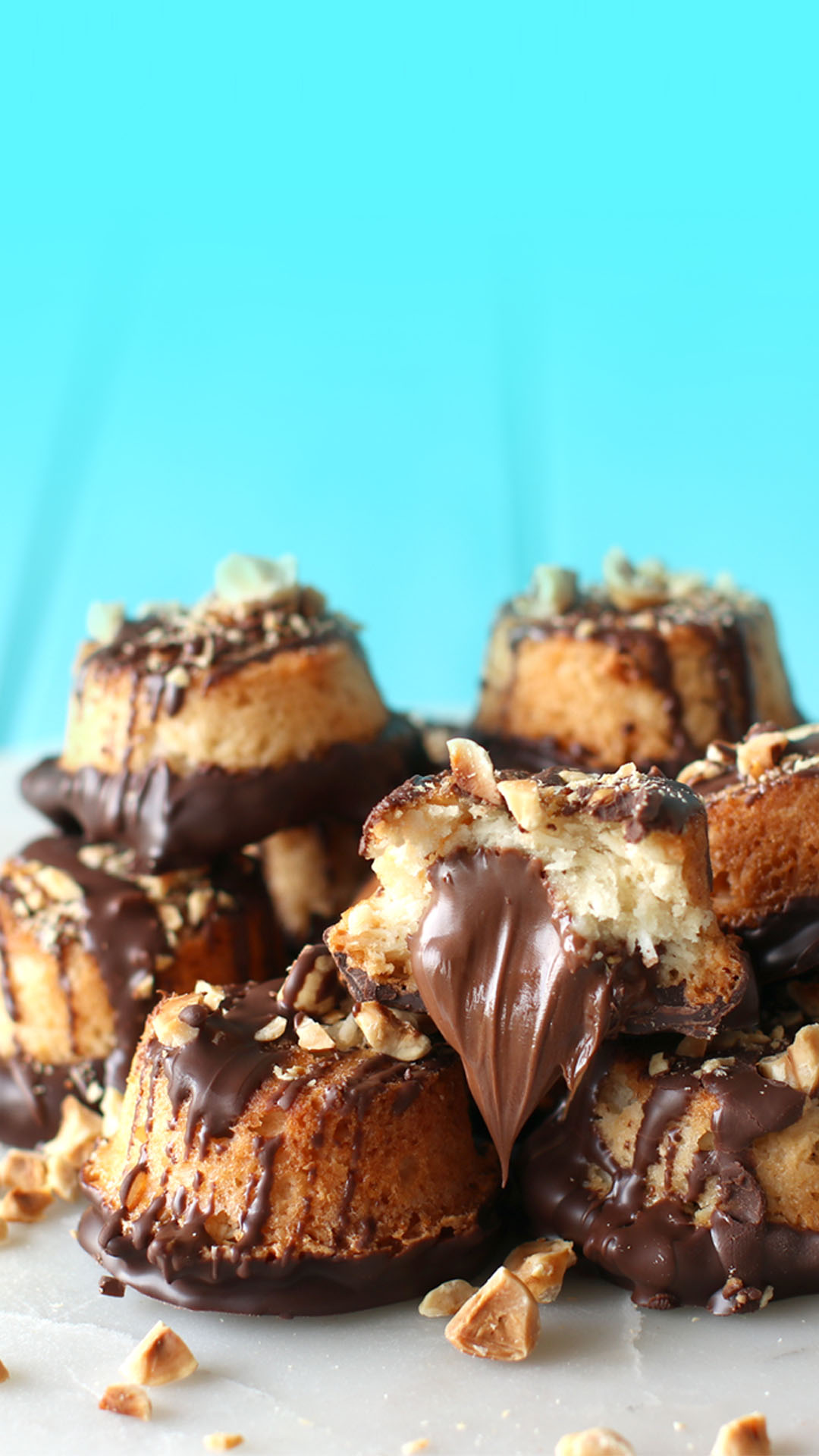 Macarons de Coco e Nutella