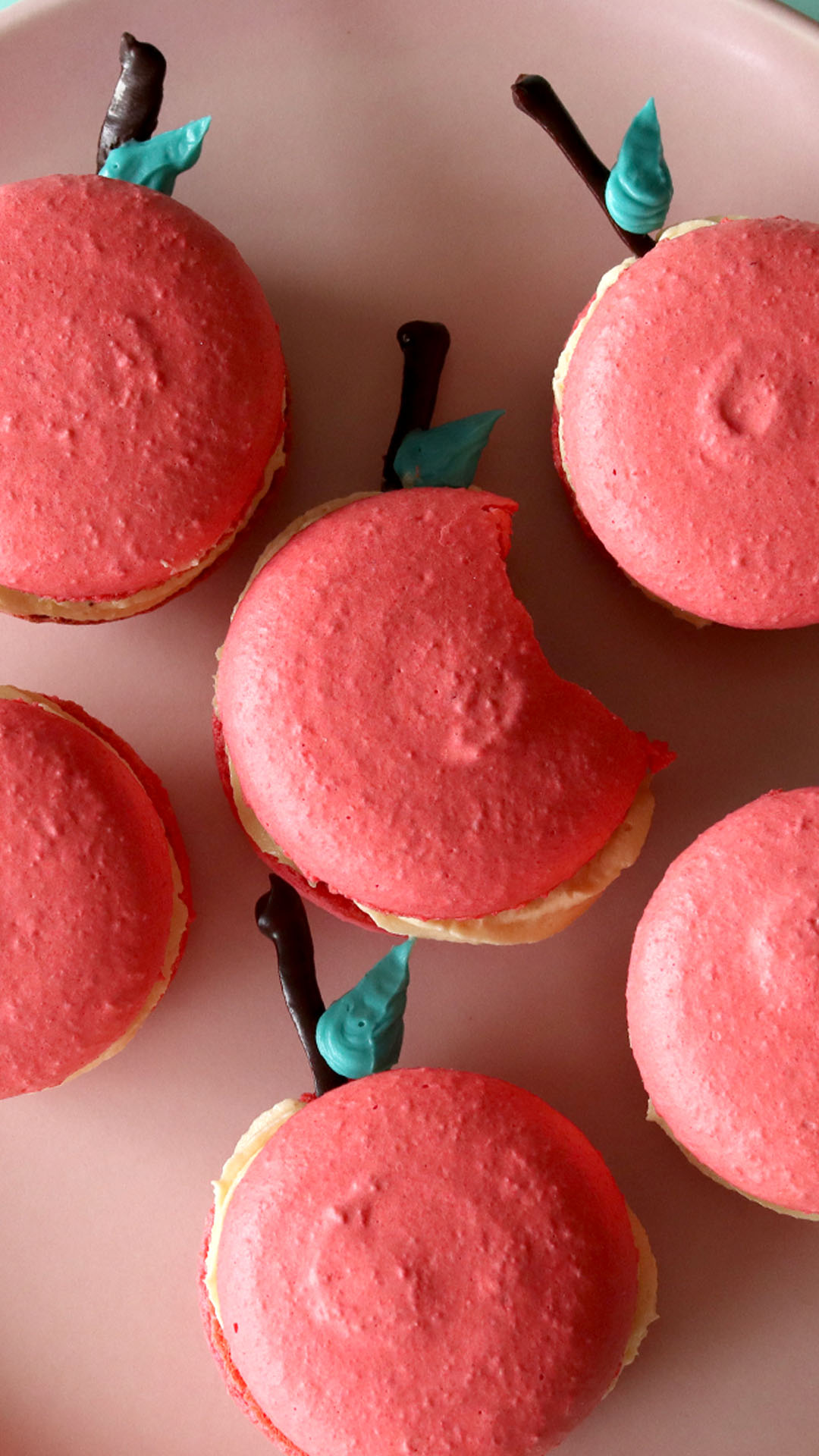 Macarons de maçã