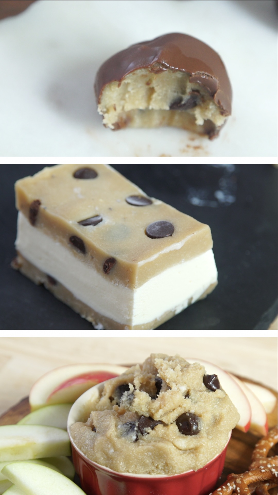 Petiscos de Massa de Cookie