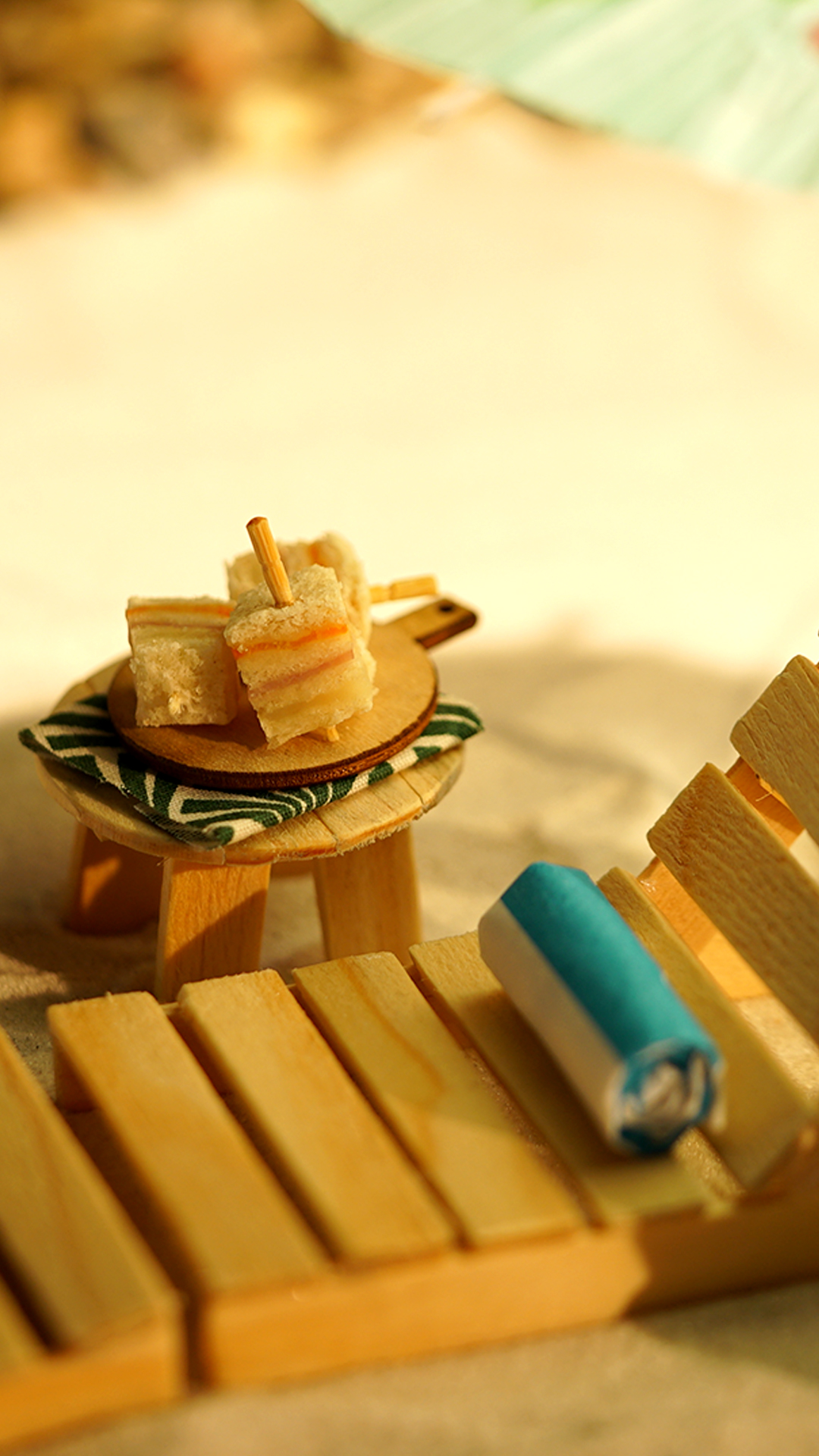 Minissanduíche no Palito