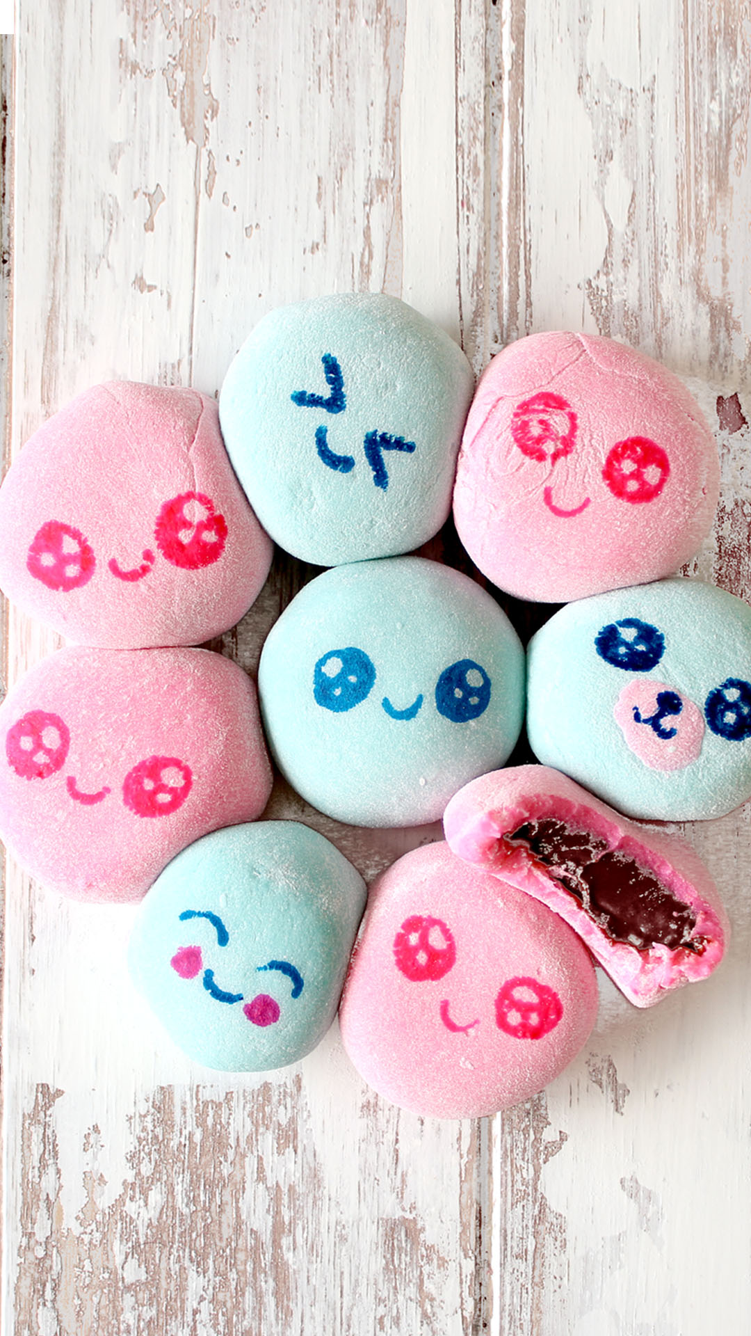 Mochi com Nutella