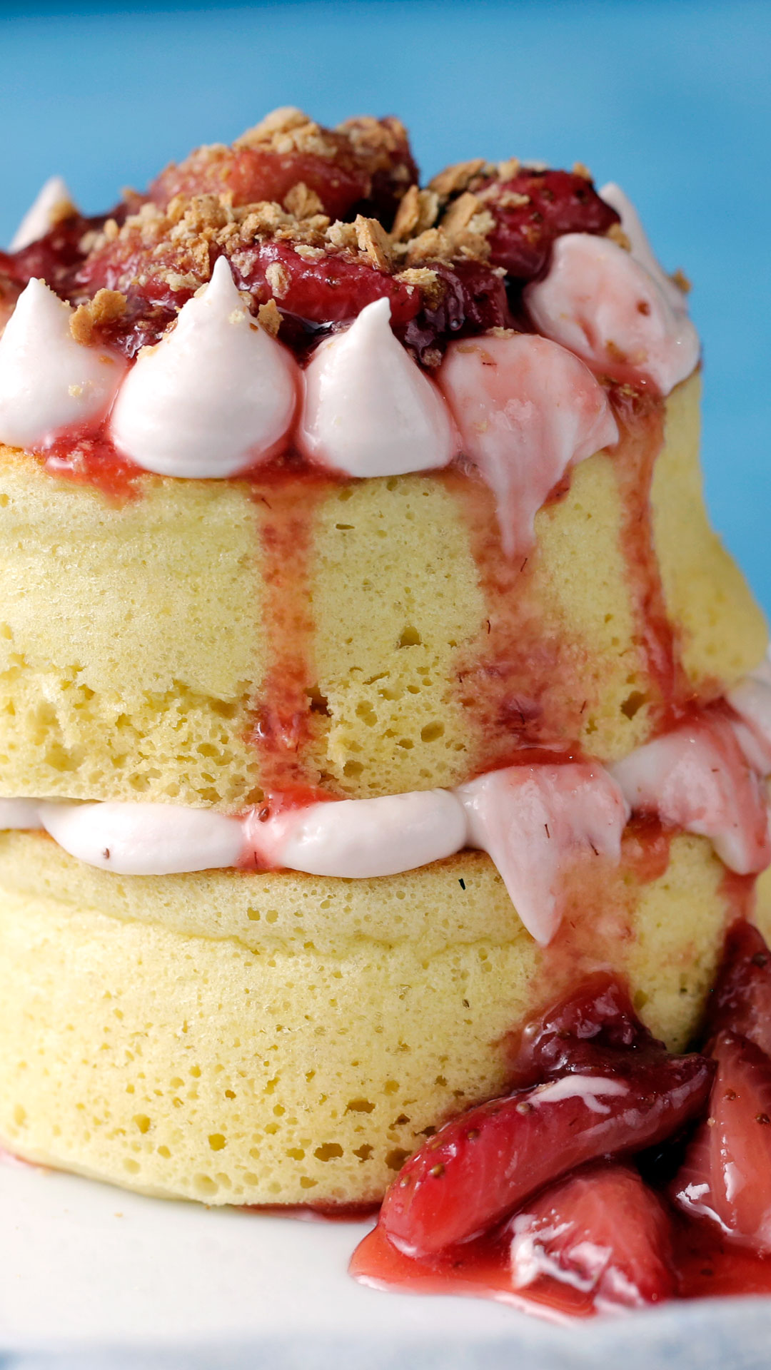 Panquecas Soufflé de Morango