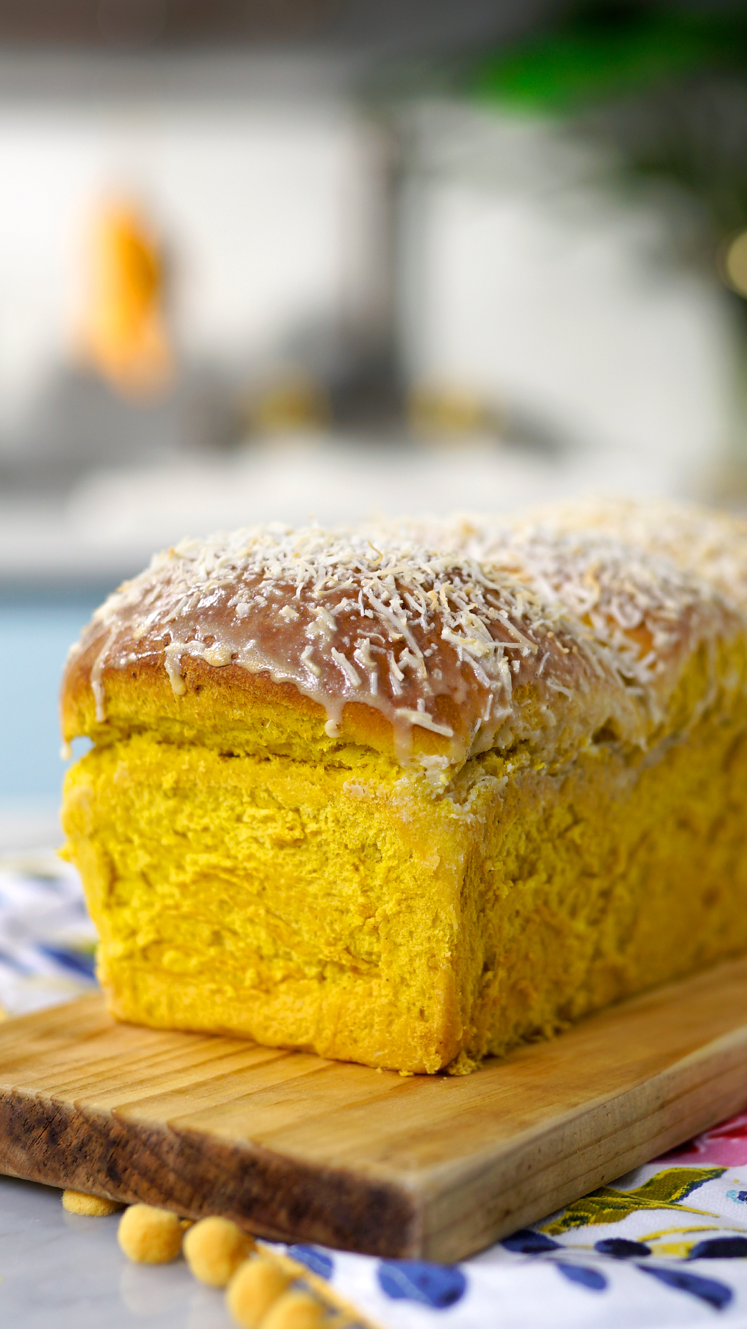 Pão de Abóbora com Coco
