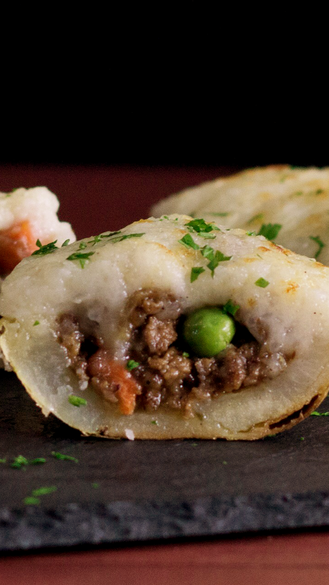 Batatas Recheadas com Carne Moída