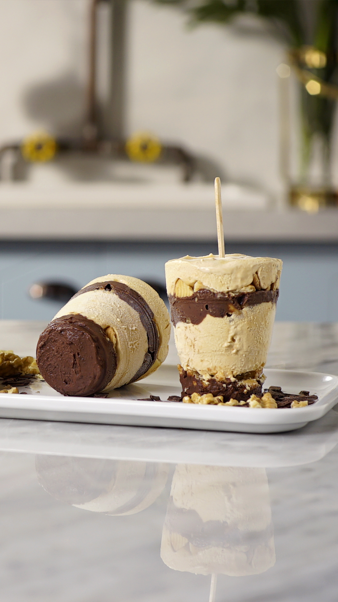 Picolé de Chocolate e Doce de Leite