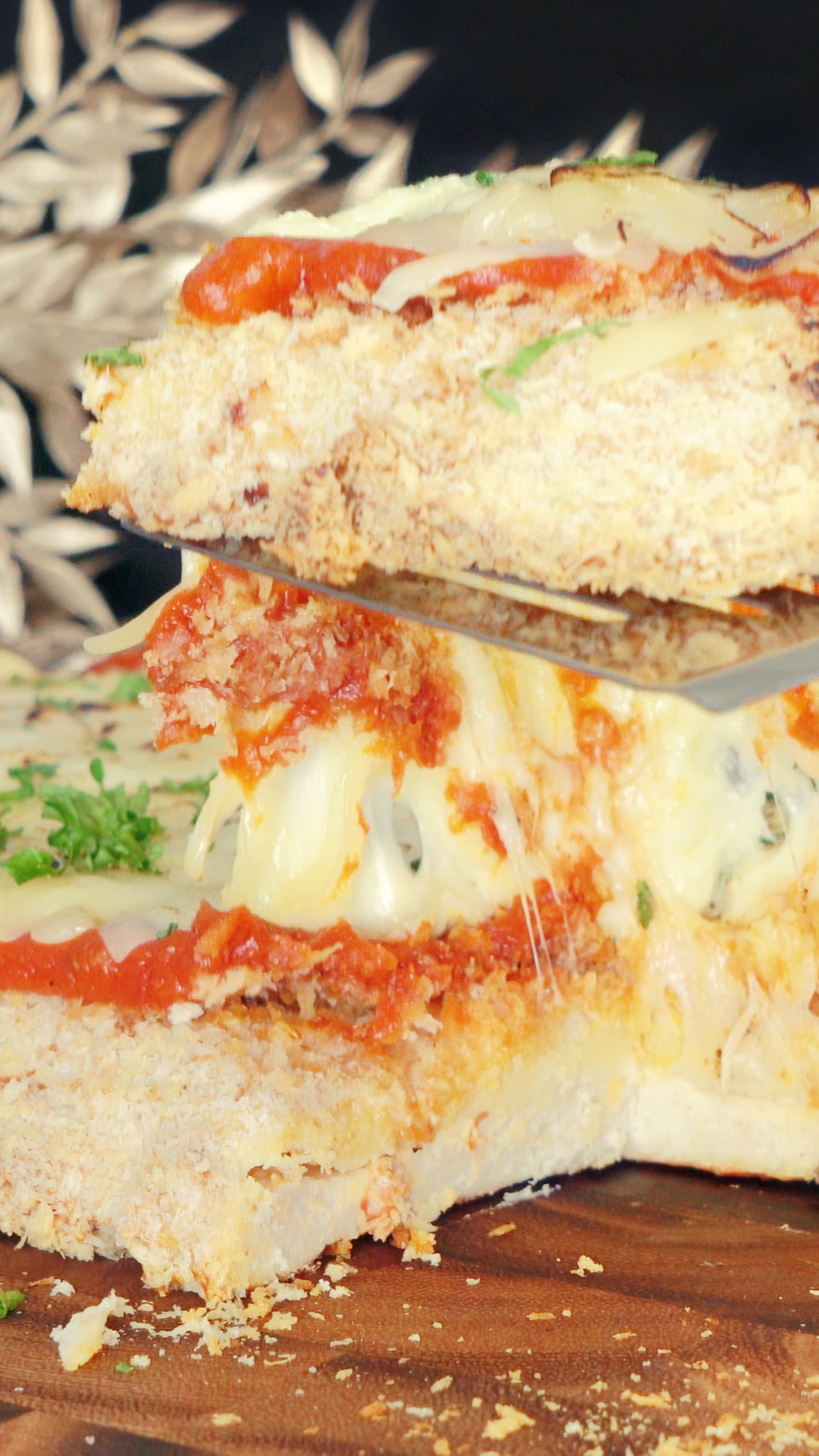 Pizza com Frango Crocante