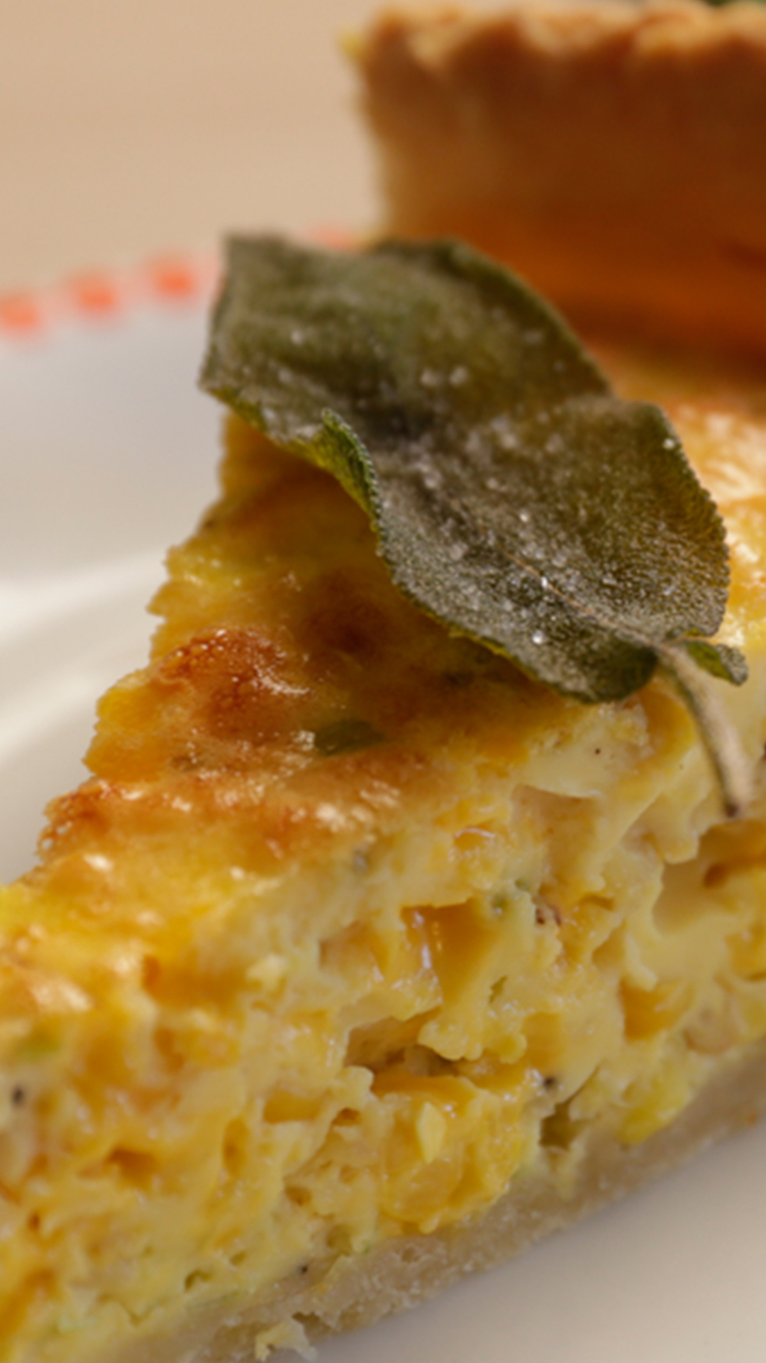Quiche de Milho e Alho-poró de "Orange Is The New Black"
