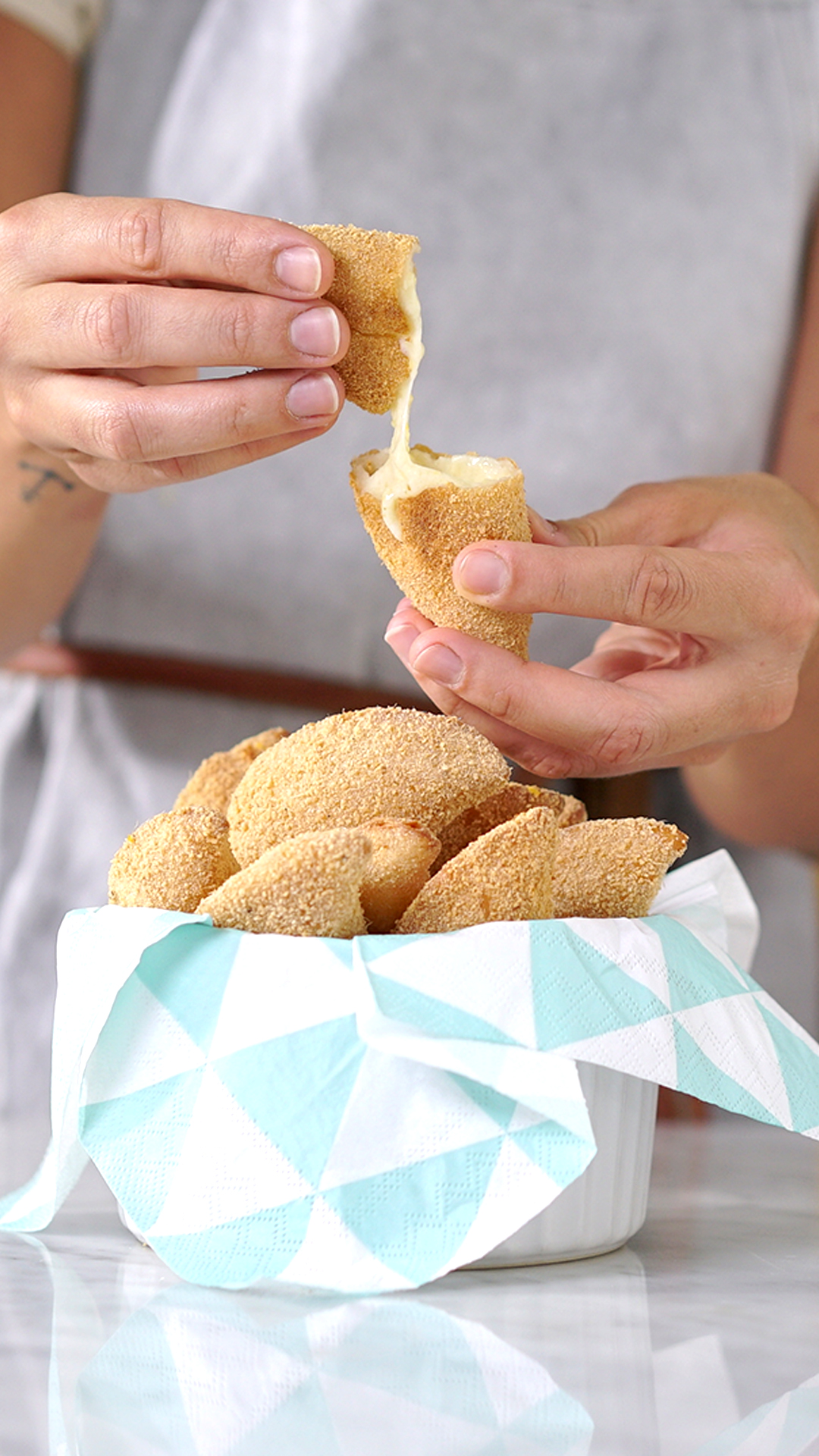 Risoles de Creme de Milho