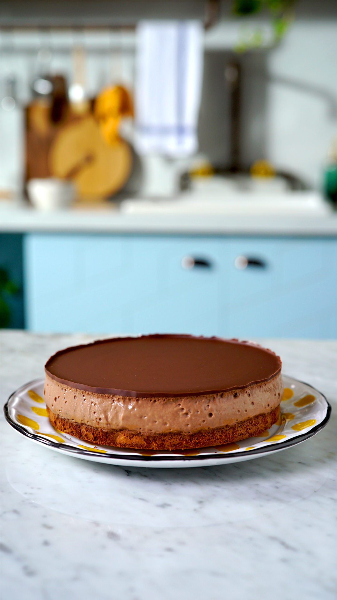 Torta Brownie Mousse de Chocolate