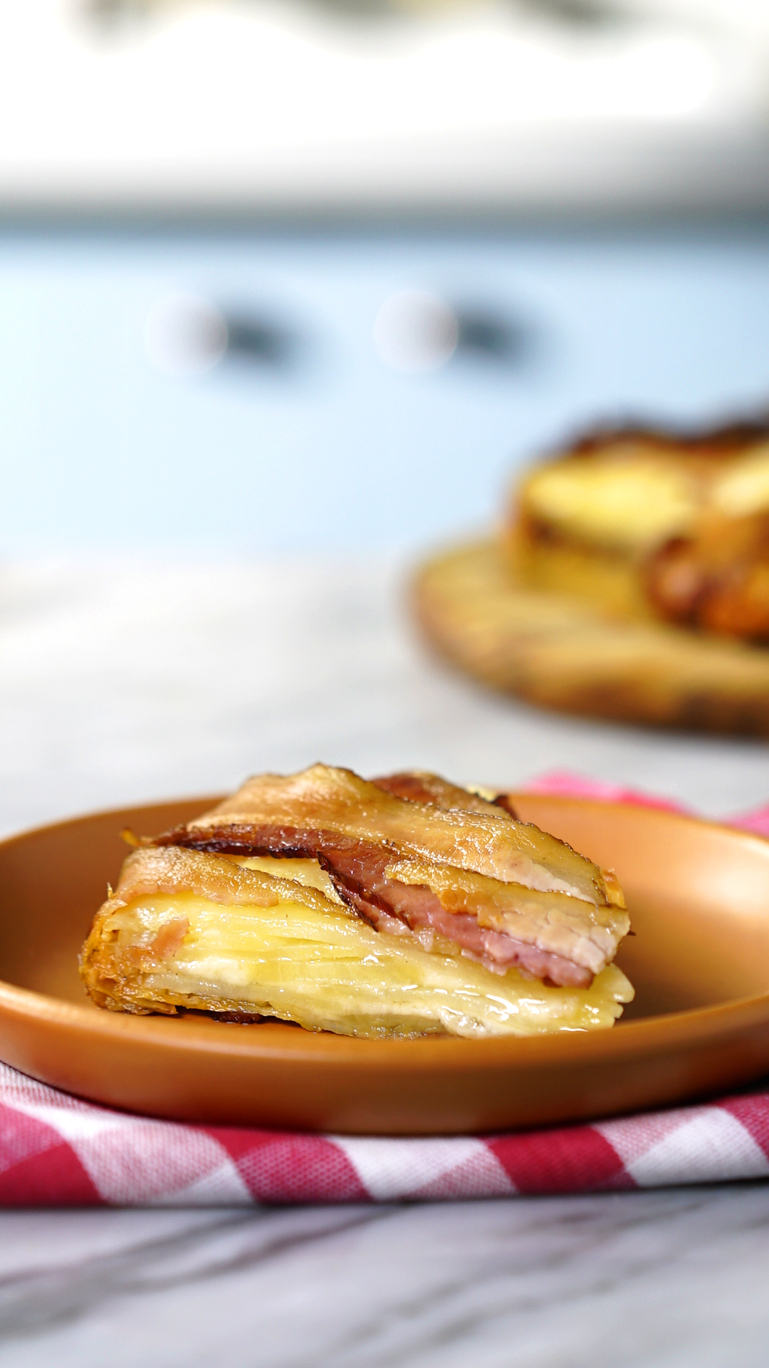 Torta de Batata Coberta com Bacon