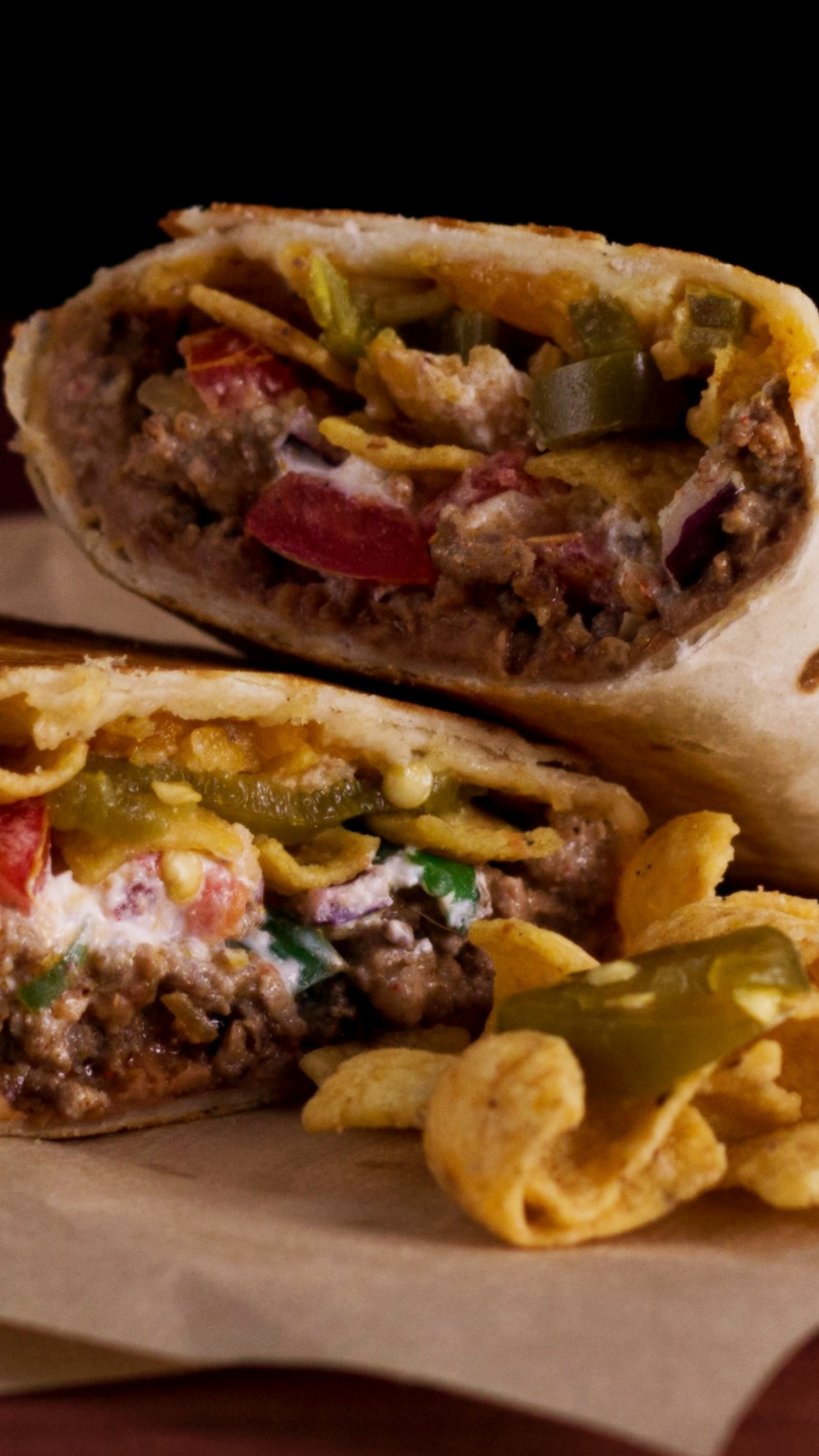 Tortilha com Recheio de Burrito