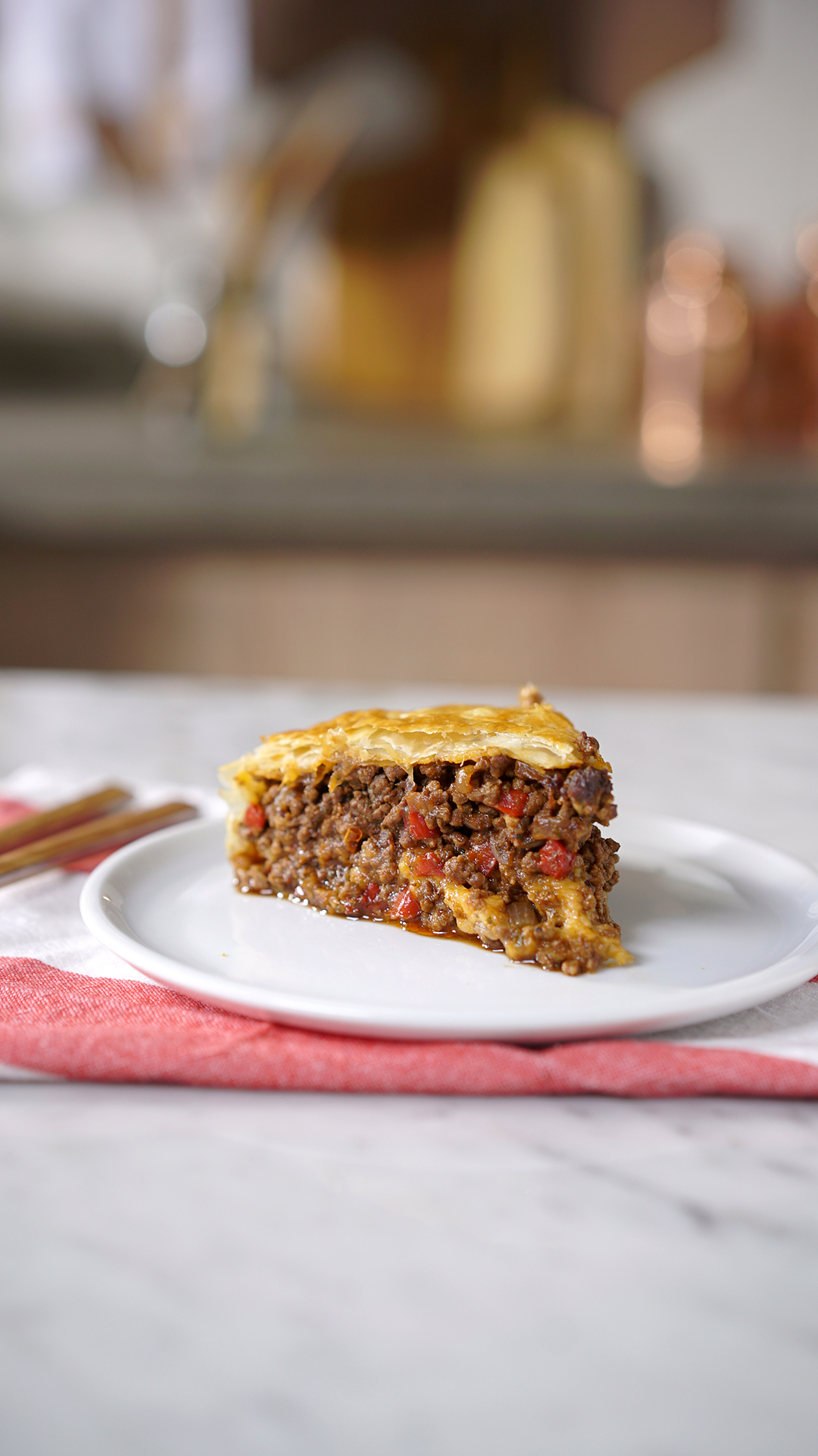 Torta de Carne Moída com Cerveja