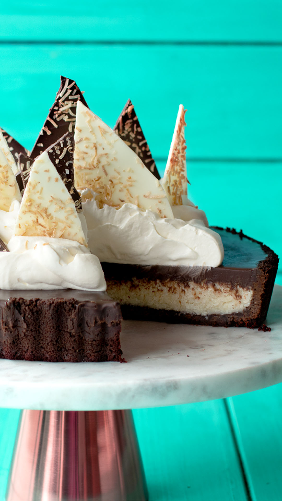 Torta de Chocolate com Coco