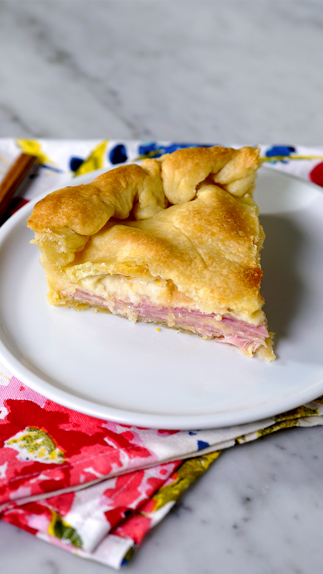 Torta de Presunto e Queijo