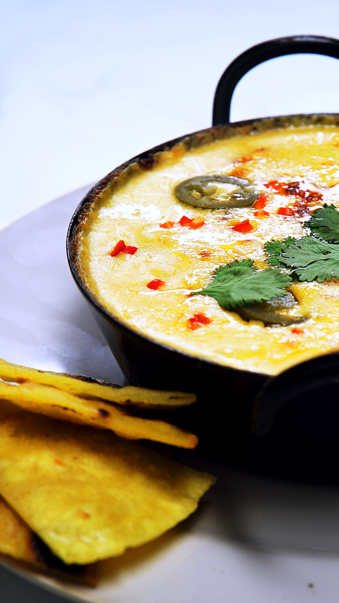 Tortilla Mexicana & Molho de Queijo