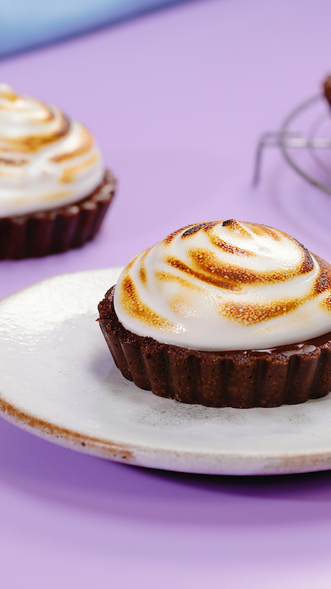 Tortinha Vegana de S'mores